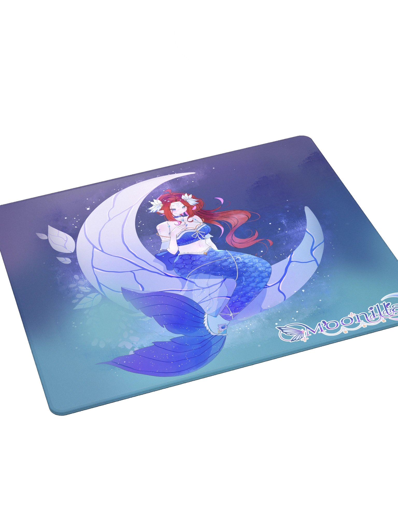 Moon Mermaid Crescent Gaming Mouse Pad product image (3)