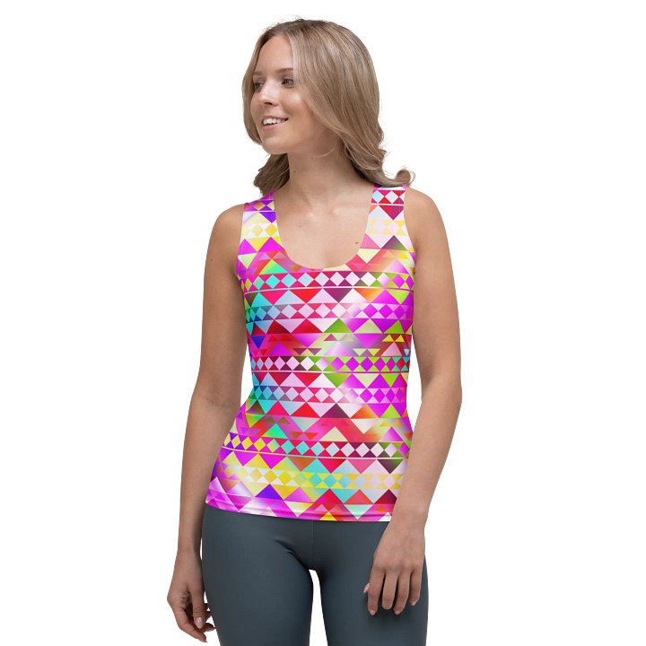 Pink Tribal Tank Top product image (1)
