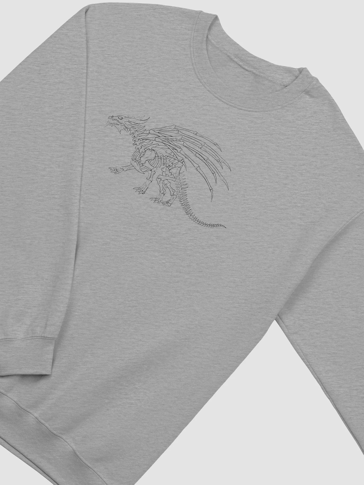 Dragon Bone Jumper (Light Grey) product image (3)