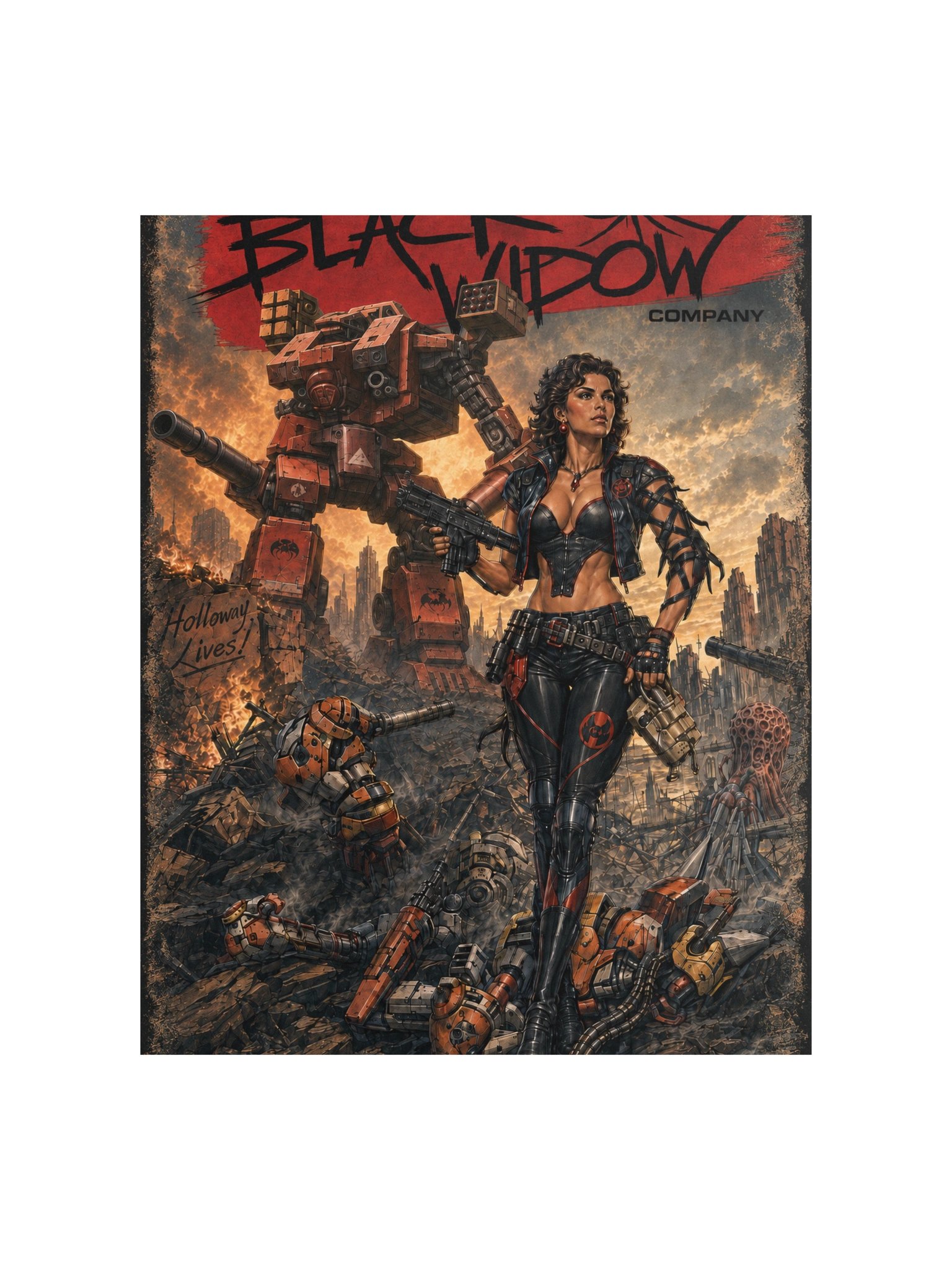 Battle Tech retro poster revised product image (2)