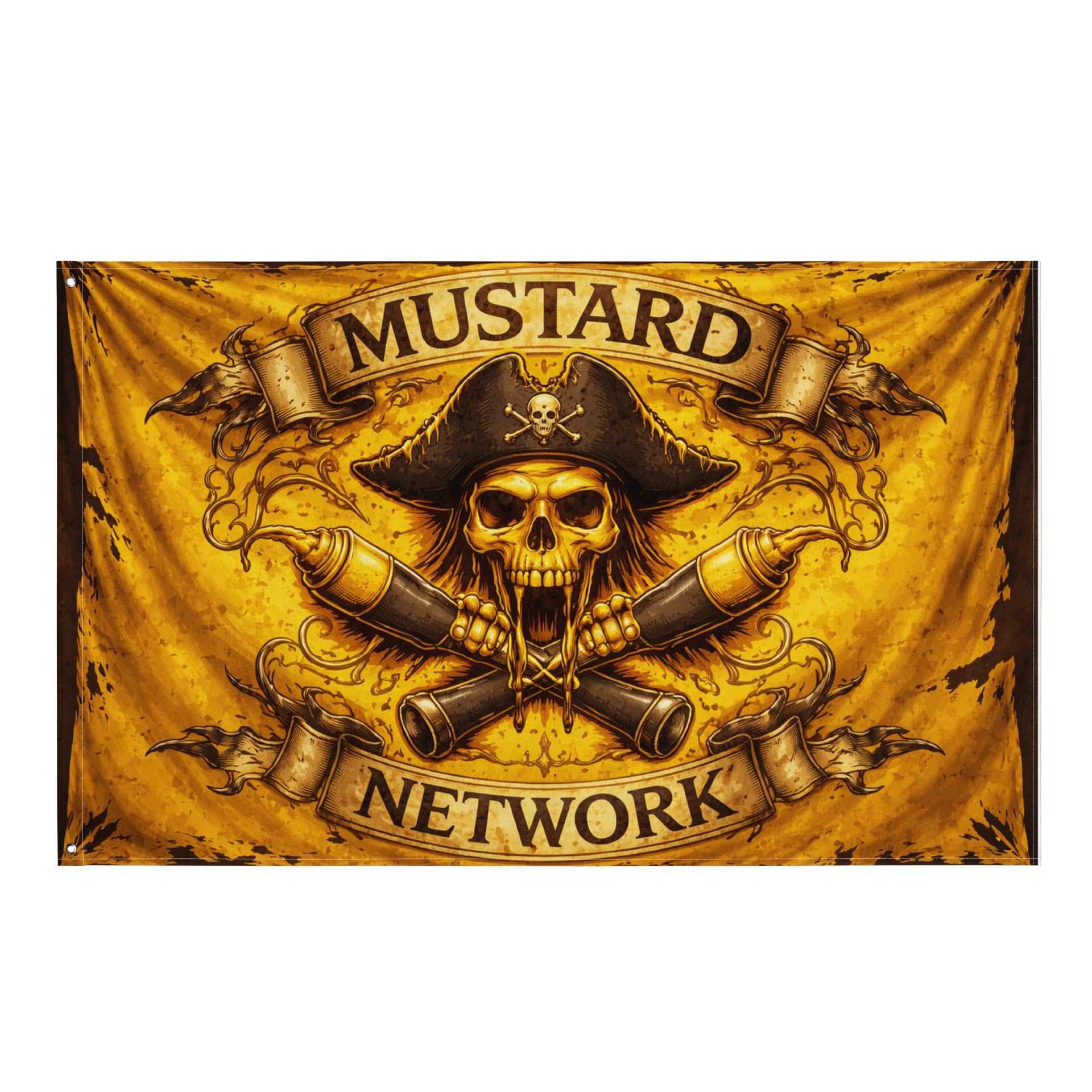 MUSTARD NETWORK Custom Flag product image (1)