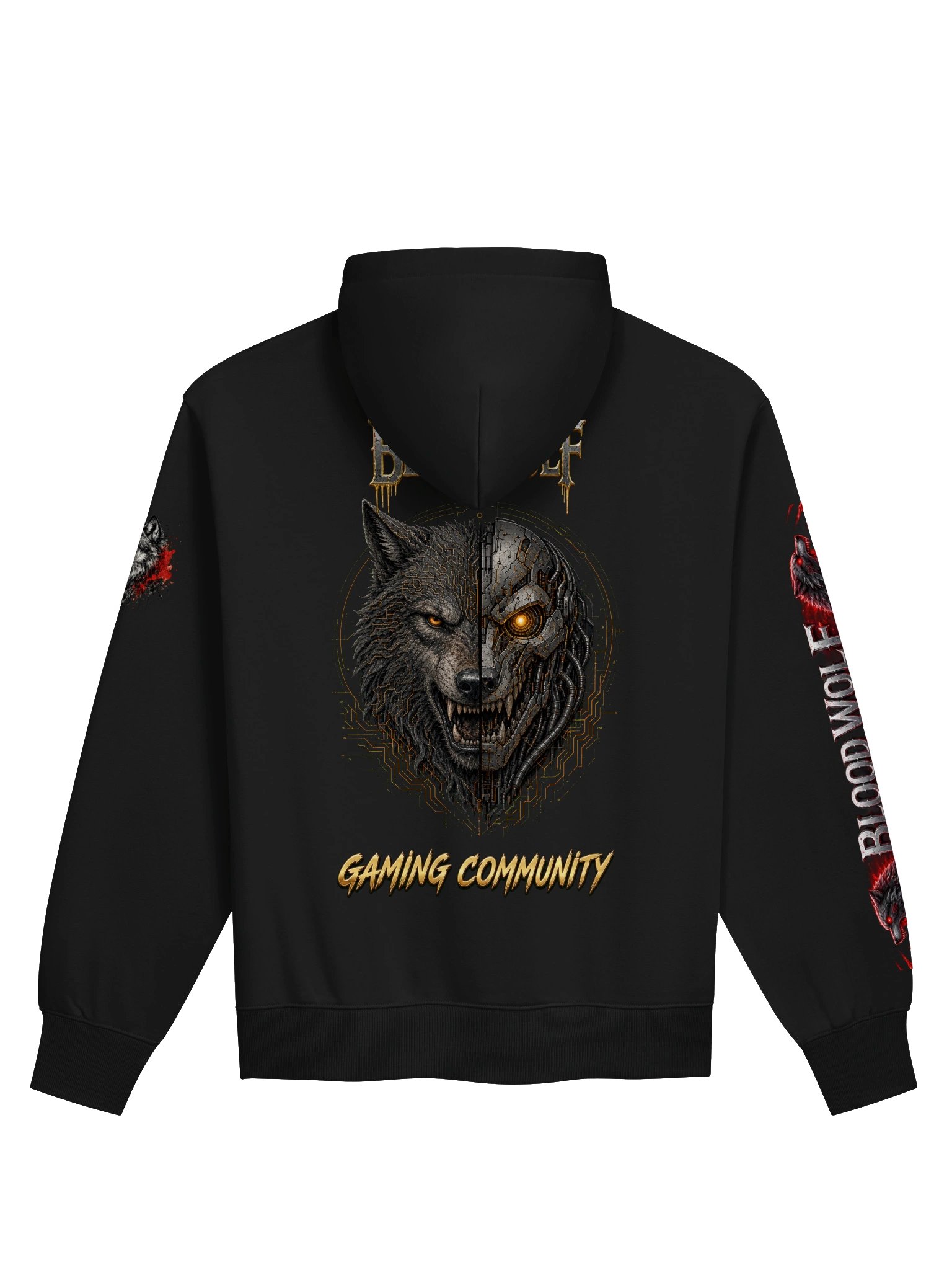 Blood Wolf Emblem Heavy Hoodie product image (7)