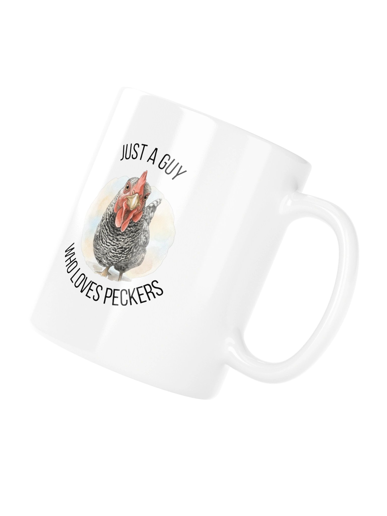 Just a Guy Who Loves Peckers Mug Style A product image (4)