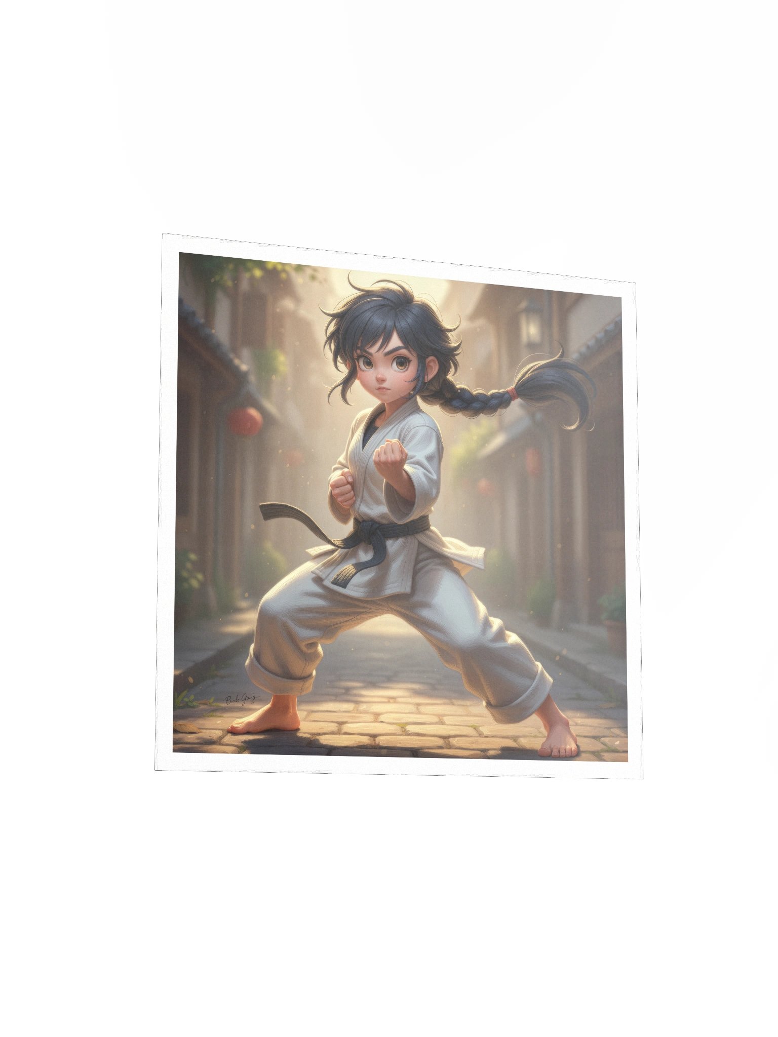 Karate Girl Art Poster product image (4)