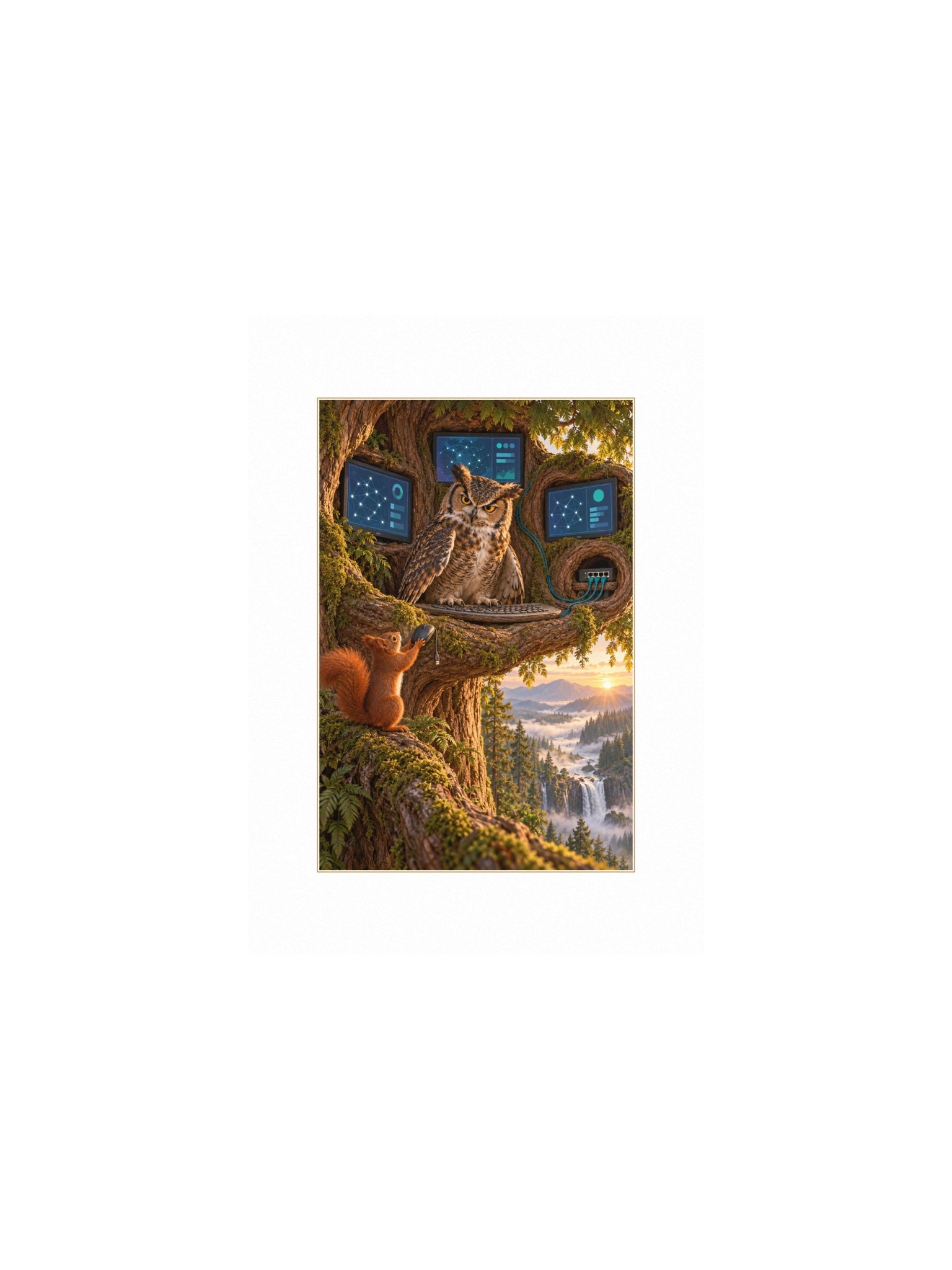 Peripheral Vision Small Art Print product image (1)