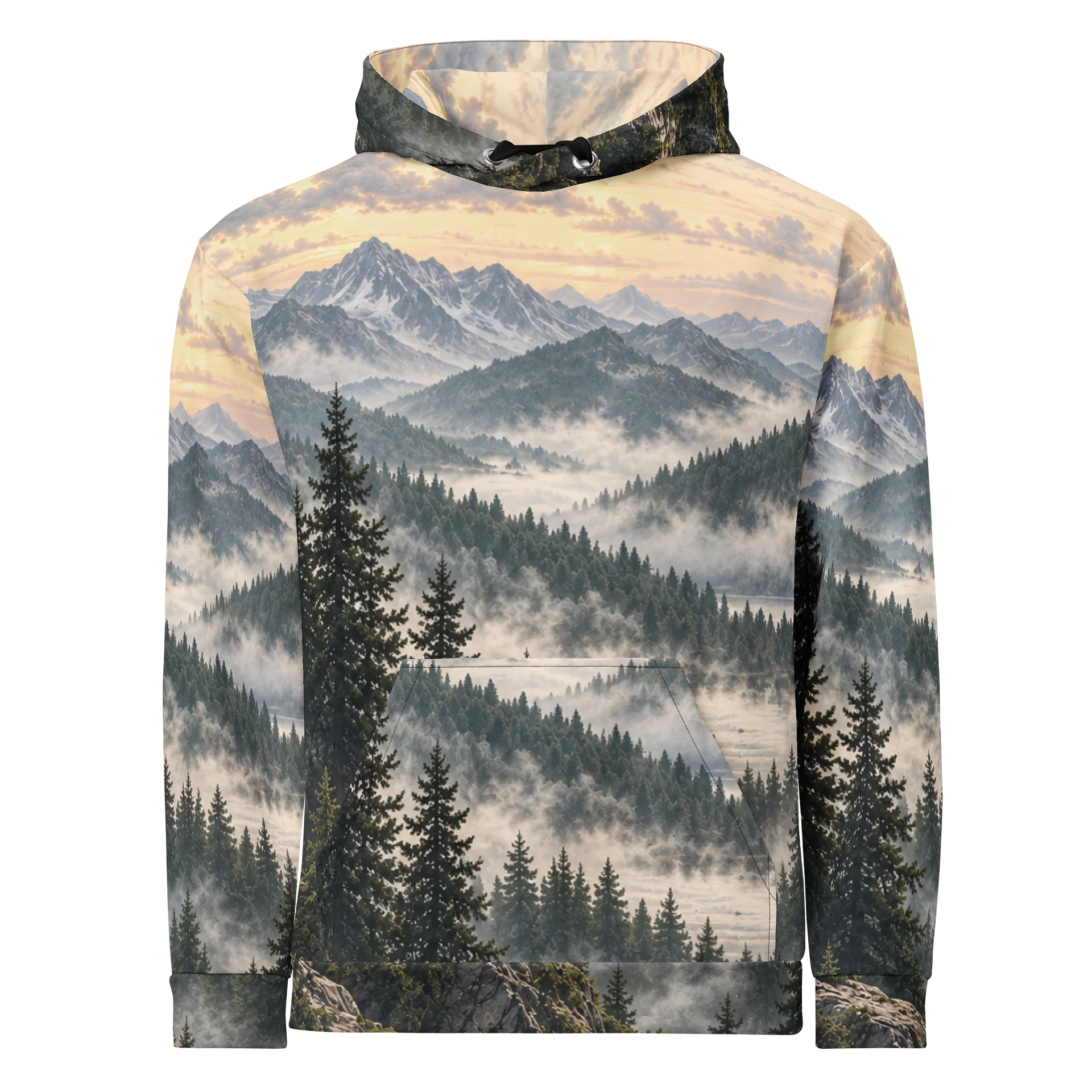 Misty Pines All-Over Hoodie product image (1)