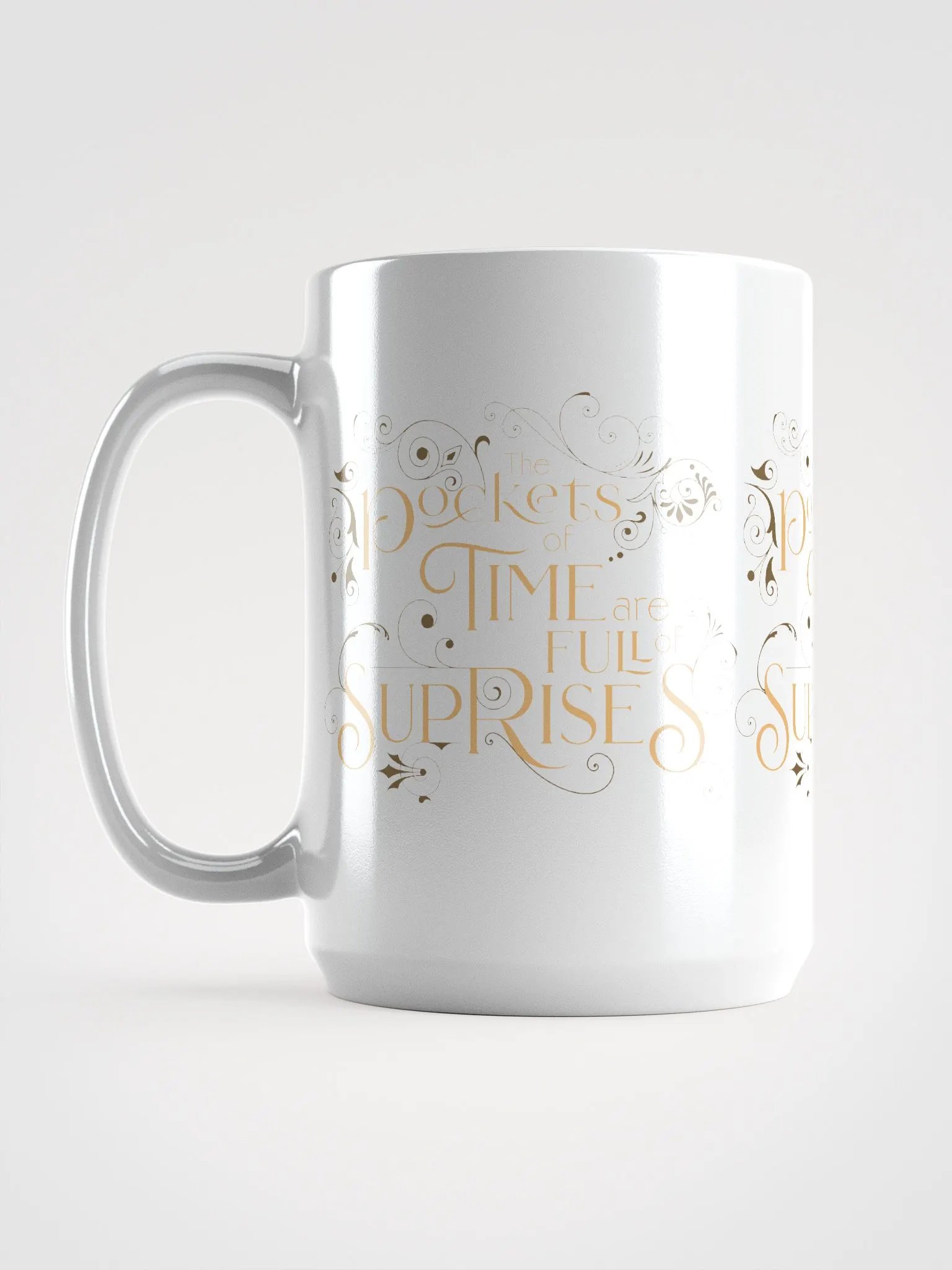 FOCUS DRIVEN Mindset White Glossy Mug product image (4)