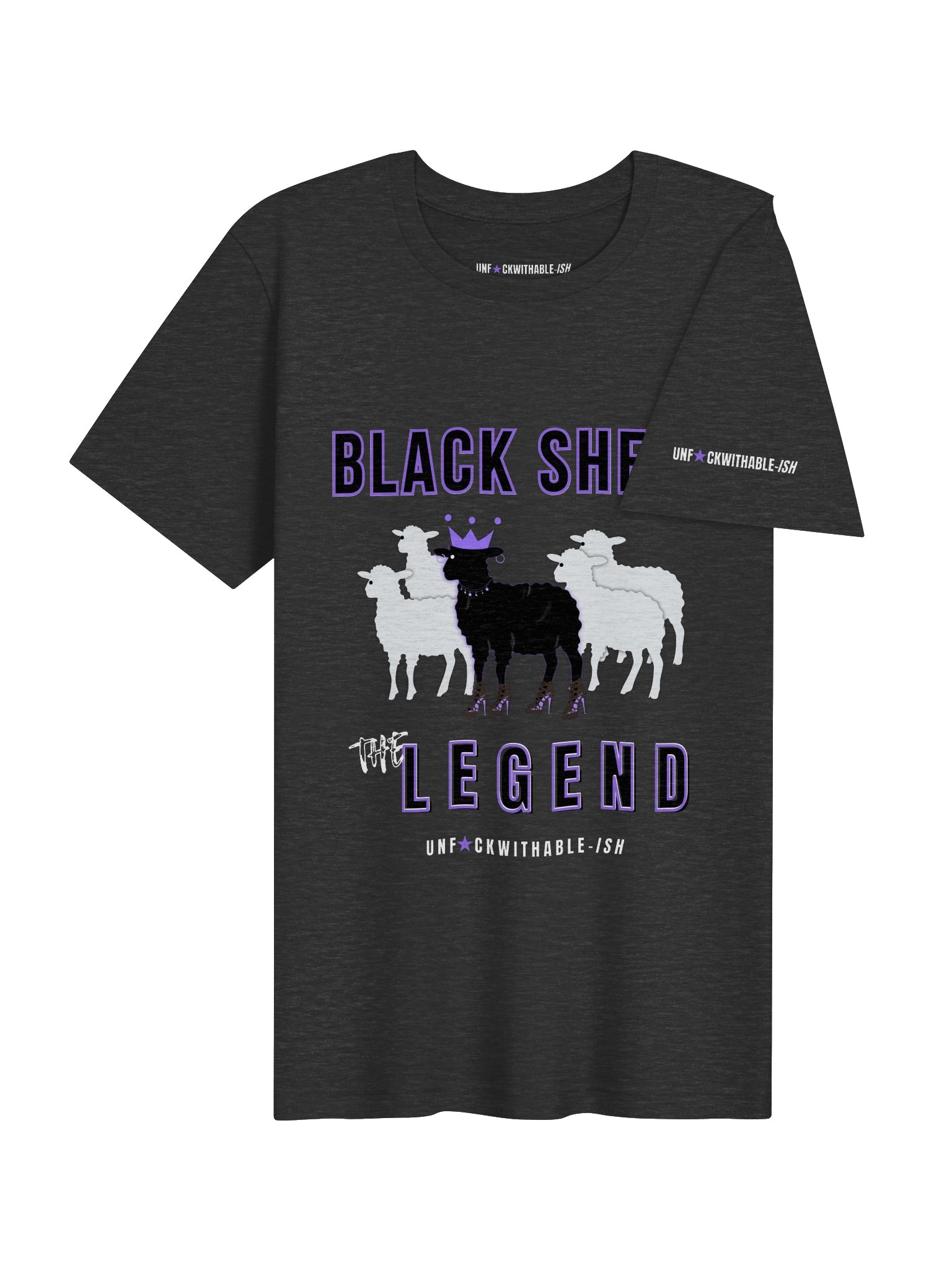 Women's Black Sheep "The LEGEND" Graphic T-Shirt product image (4)