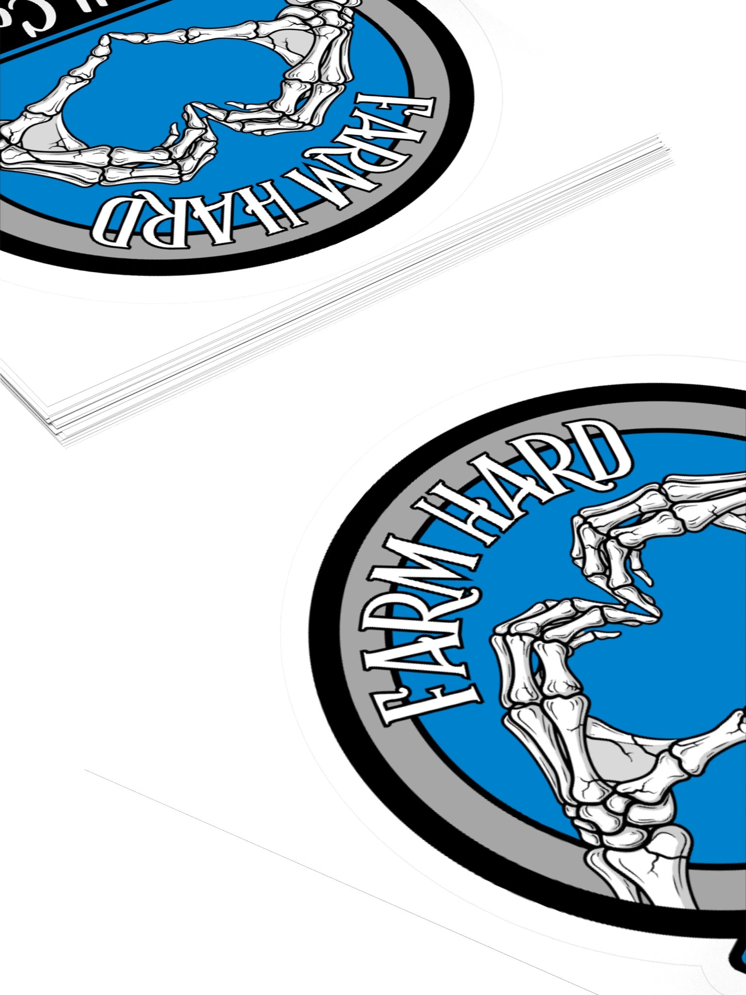 BCF Farm Hard Bones Sticker Blue product image (10)