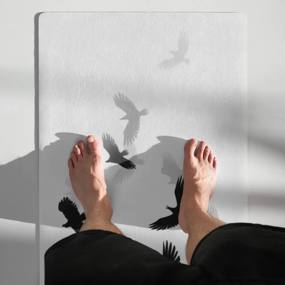 Premium Yoga Featuring Black Birds and Shadows Motif product image (8)