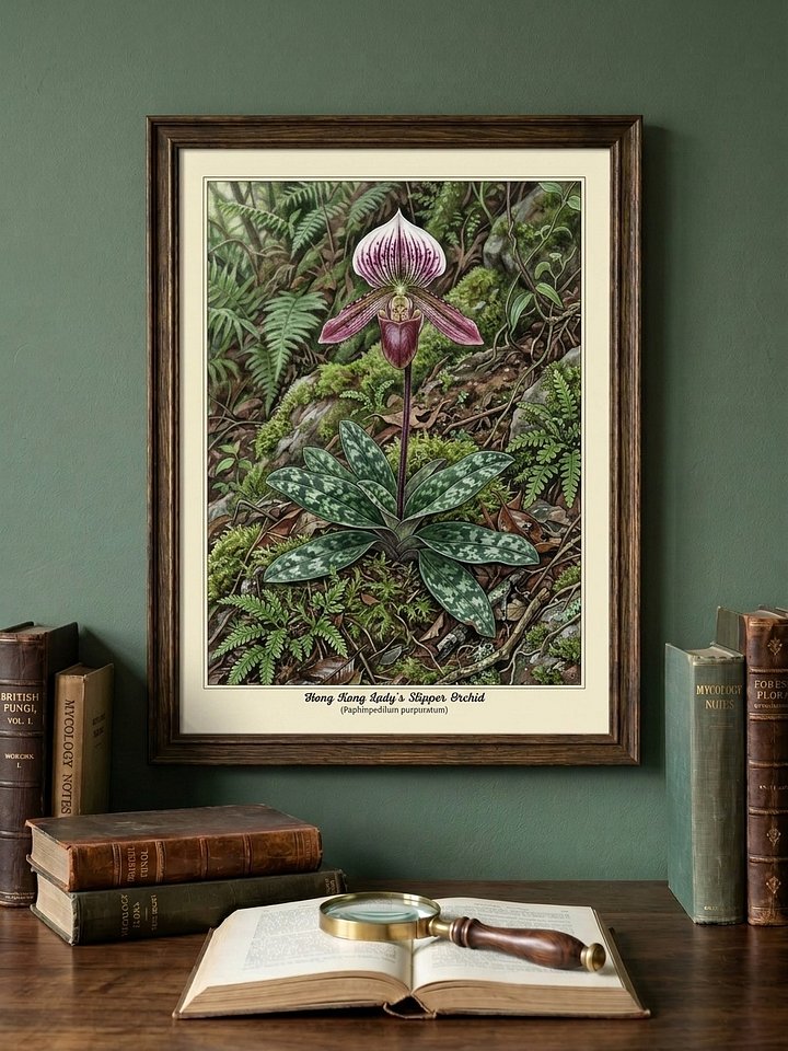 Hong Kong Lady's Slipper Orchid Poster product image (2)