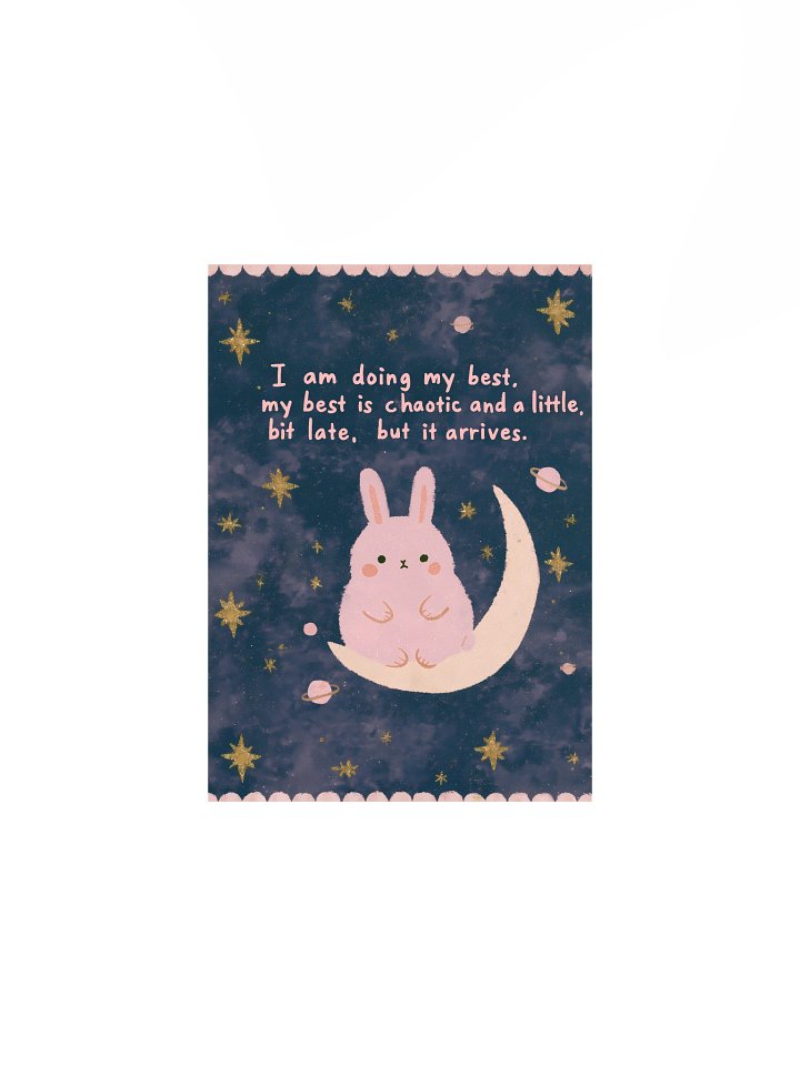 Chaotic Best Bunny Moon Poster product image (2)