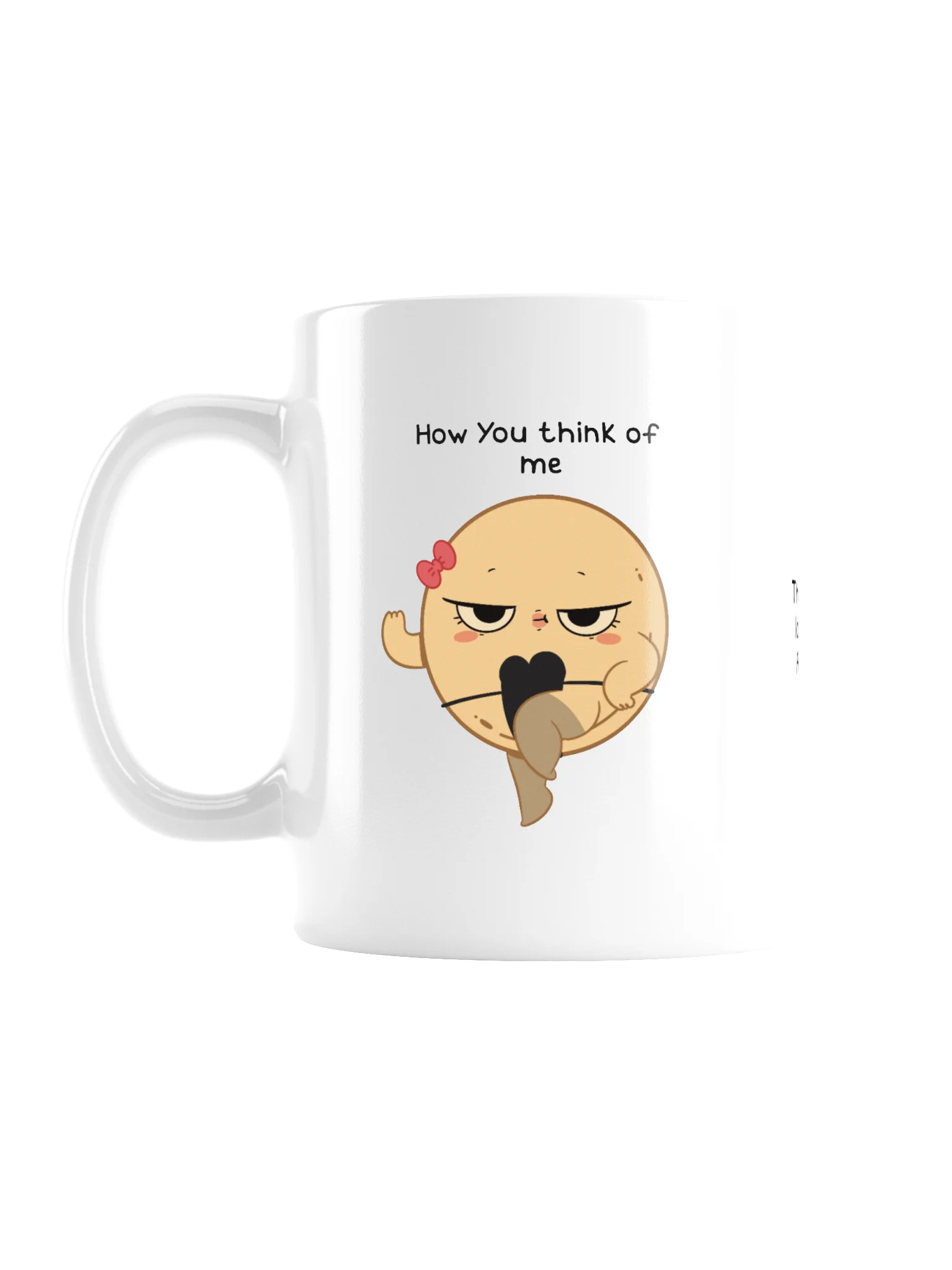 How you think of me vs how I actually look | Mug product image (1)