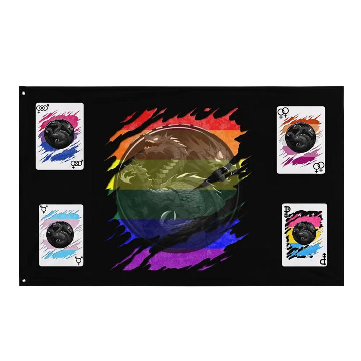 LOVE UNDER ONE BANNER FLAG product image (1)