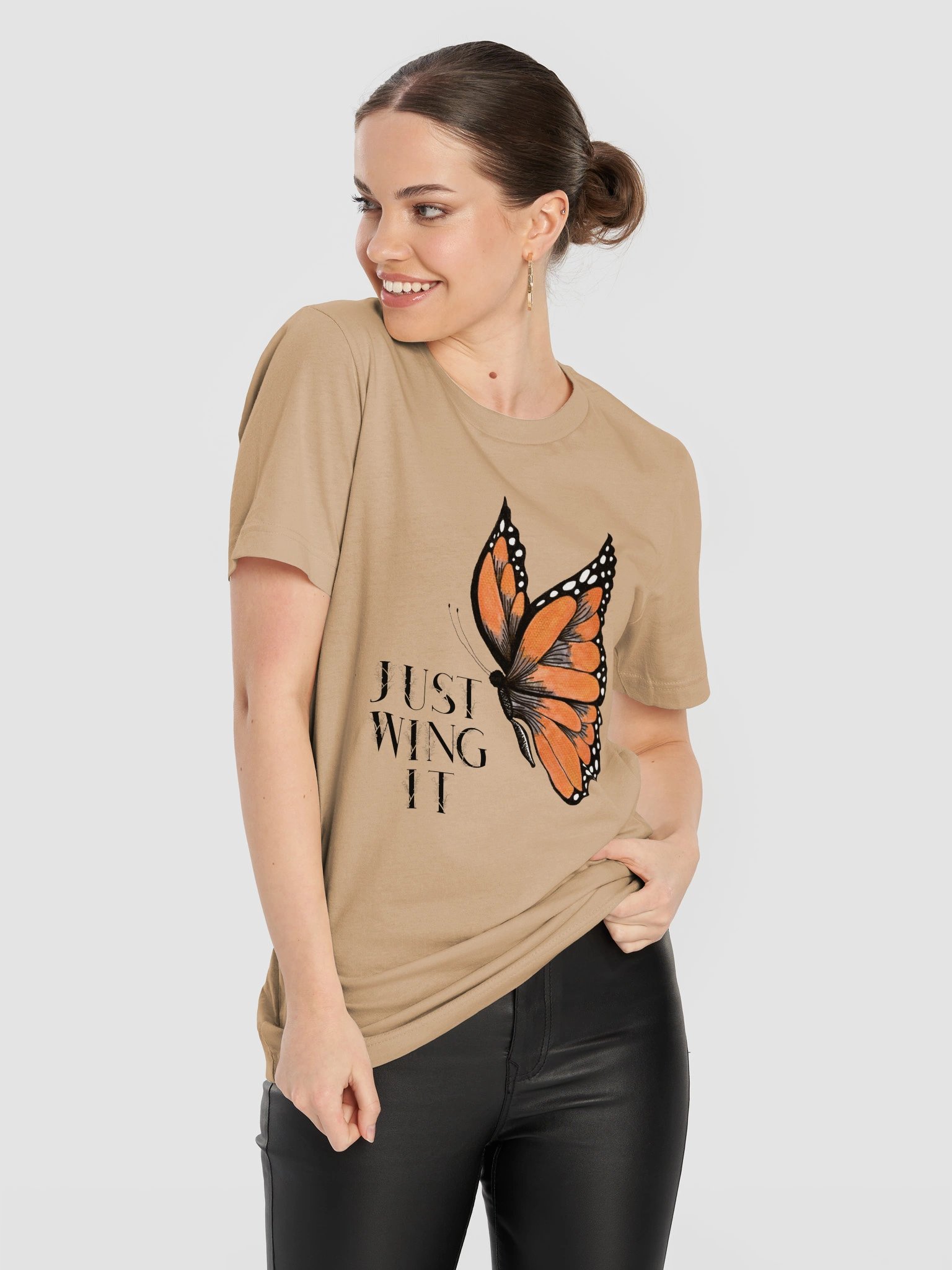 Butterfly Watercolour Premium Supersoft T-Shirt product image (26)