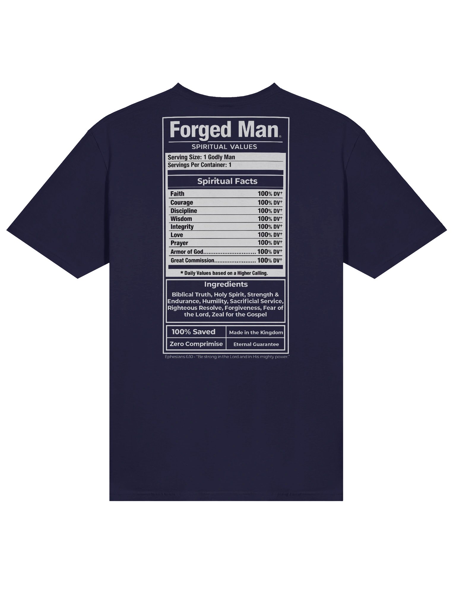 The Spiritual Facts Essential Tee - Navy product image (4)