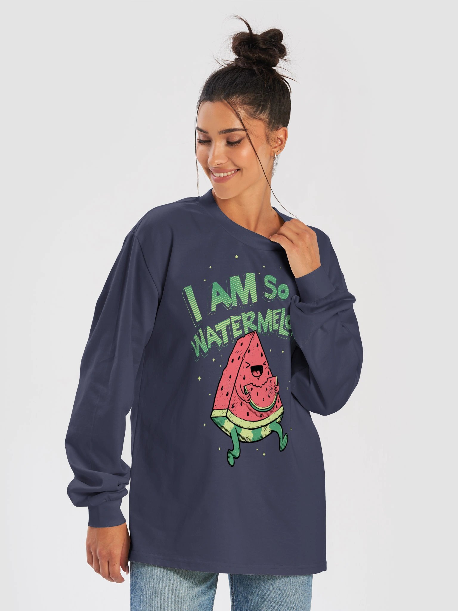 I Am So Watermelon Long Sleeve Tee product image (3)