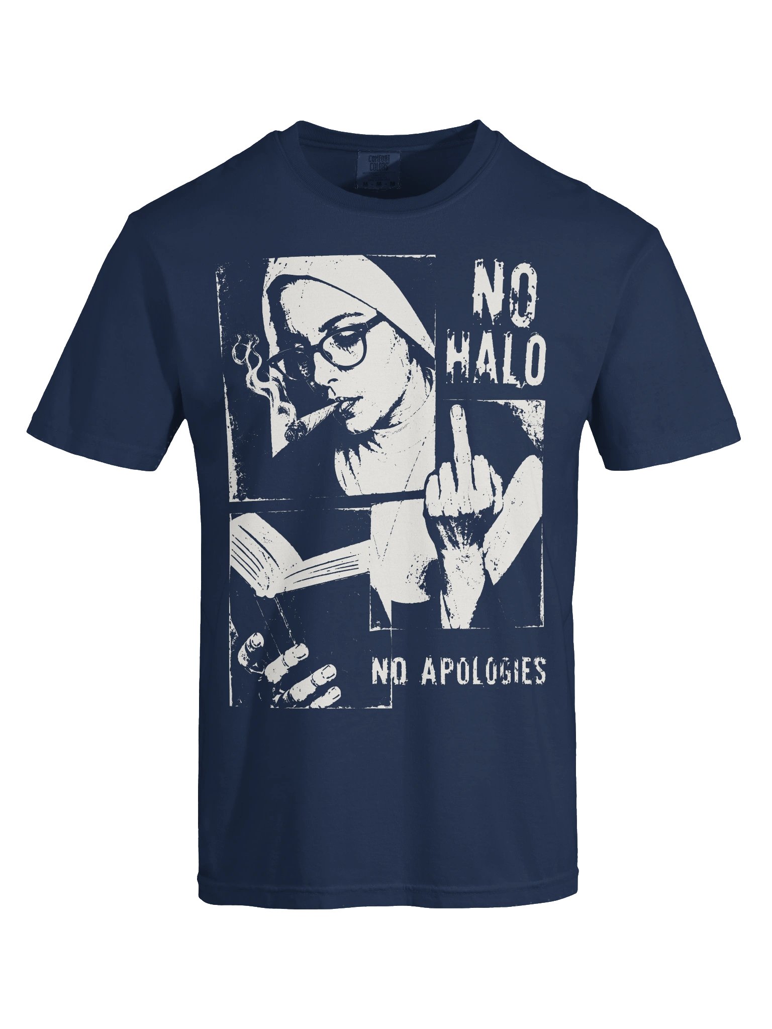 No Halo. No Apologies. // Nun // Heavyweight Vintage Graphic Tee product image (39)