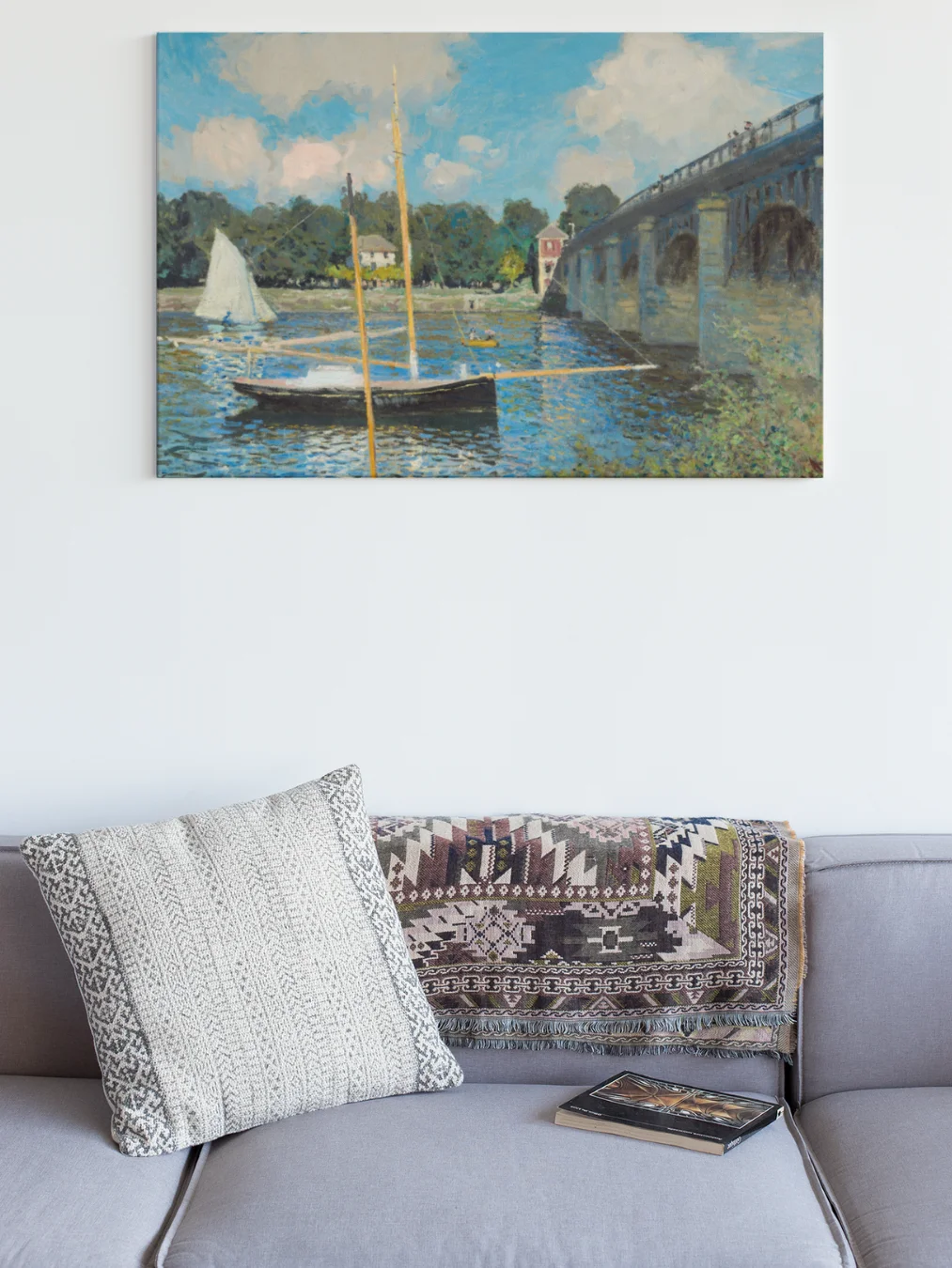 The Bridge at Argenteuil (Claude Monet) Canvas product image (1)