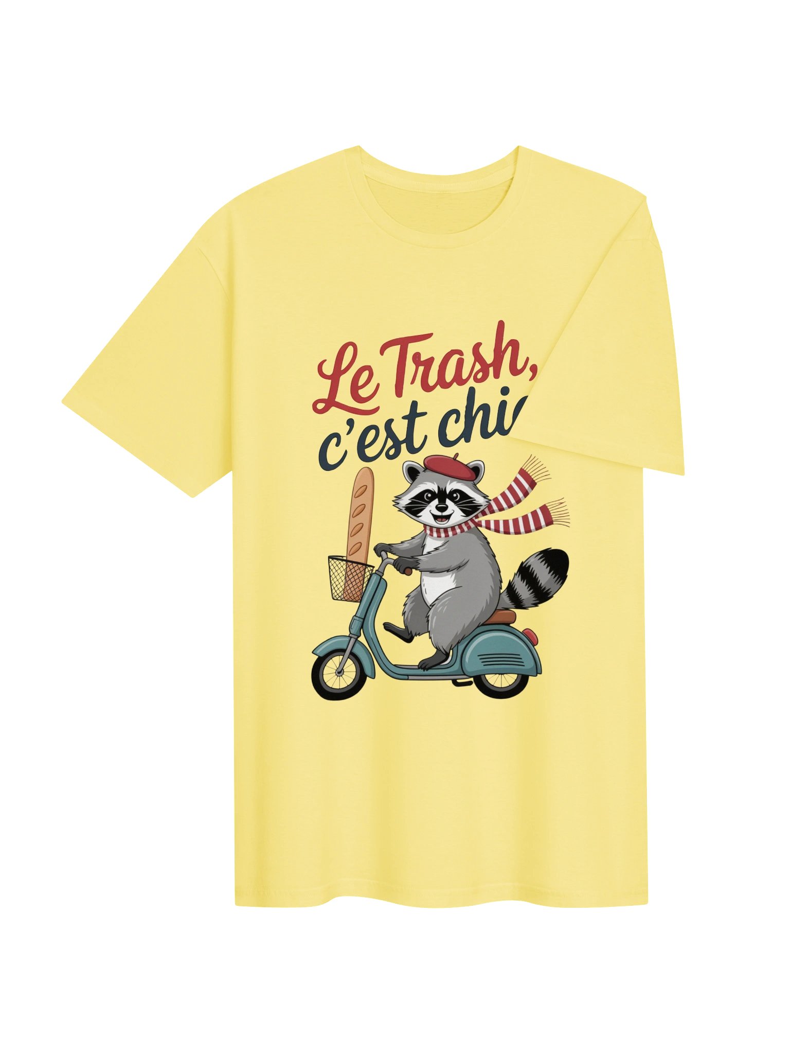 Raccoon T-Shirt | French Chic Trash Panda Graphic Tee for Raccoon Lovers product image (34)