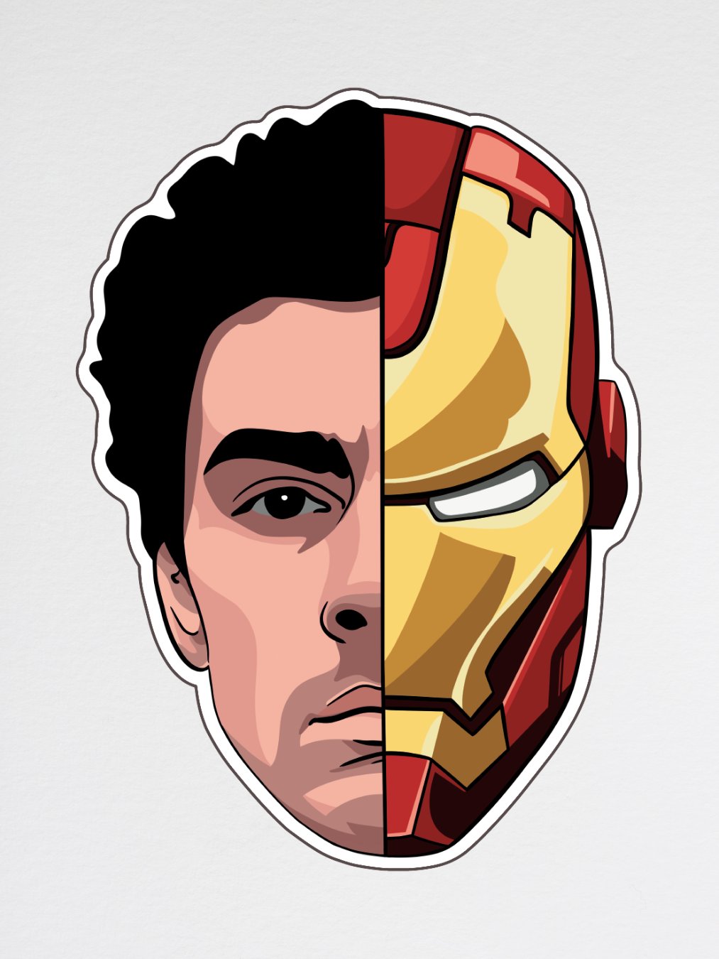Vigilante Unmasked Sticker product image (1)