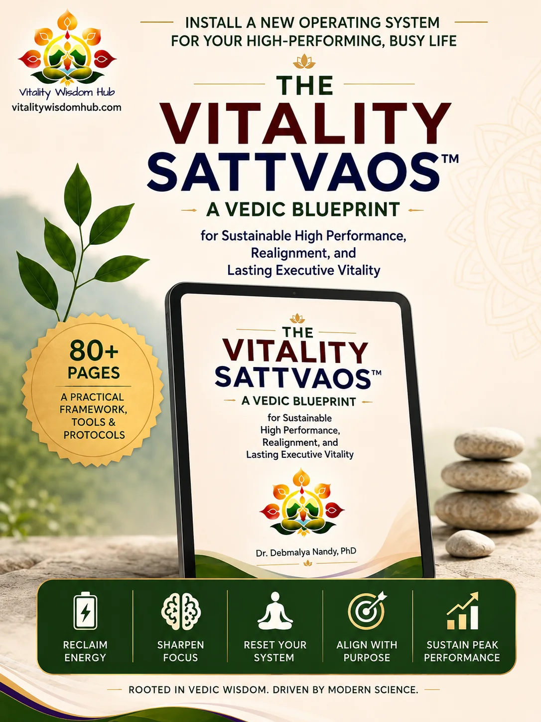 The Vitality SattvaOS™ Executive Vitality Handbook: Energy, Focus, & Purpose Reset Blueprint product image (4)