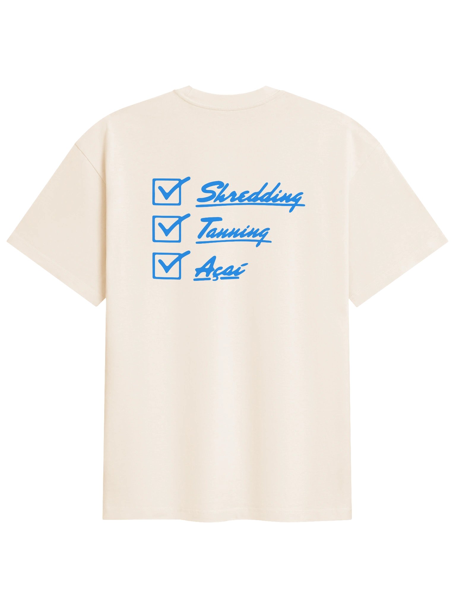 Surfer's Checklist Box Tee Vintage White product image (3)