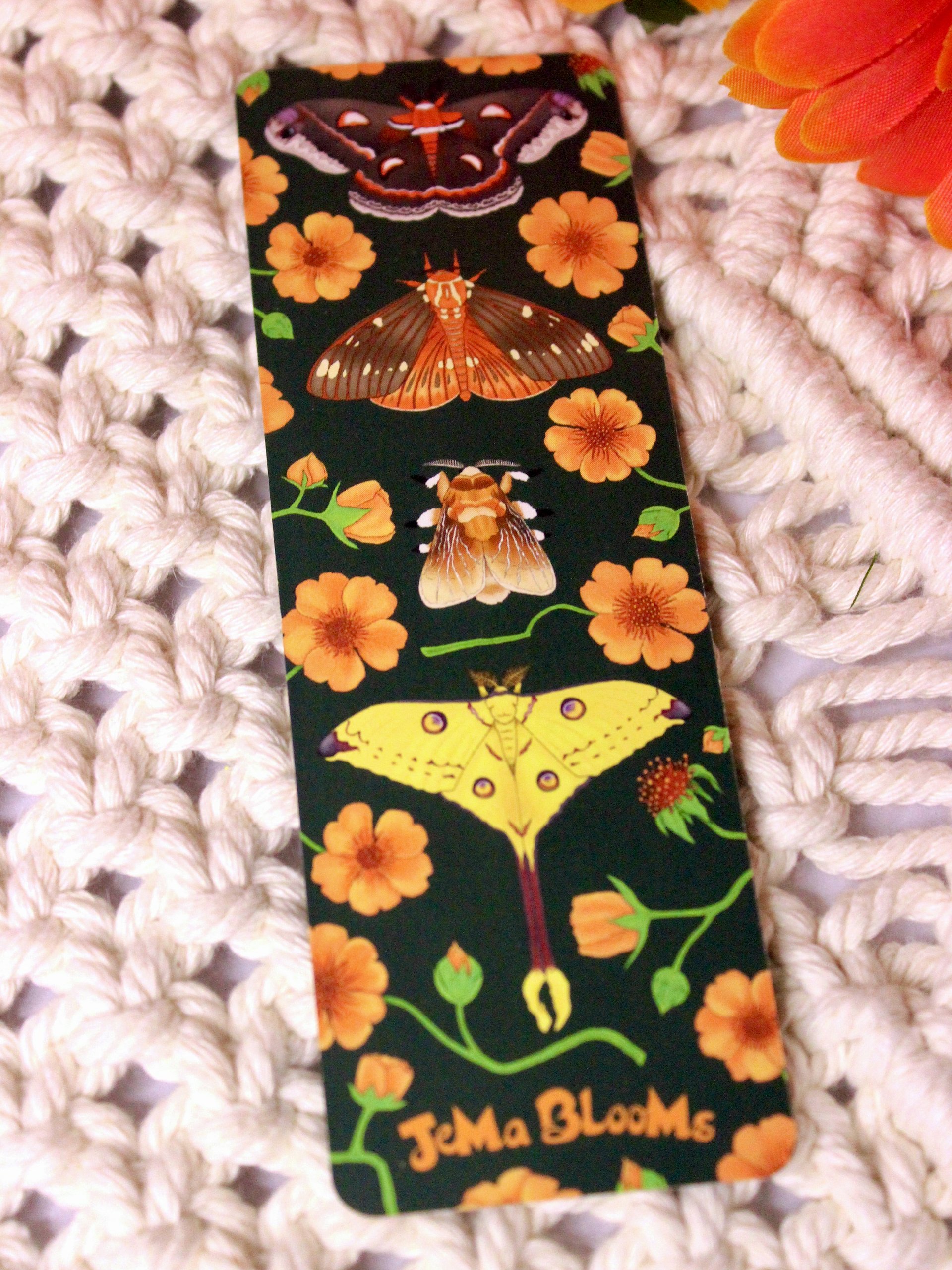 Floral Moths Bookmark product image (6)
