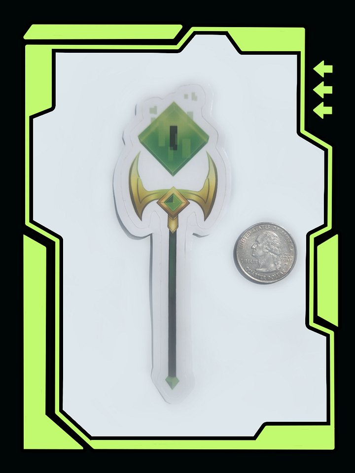 Tiny Evil Staff Sticker product image (2)