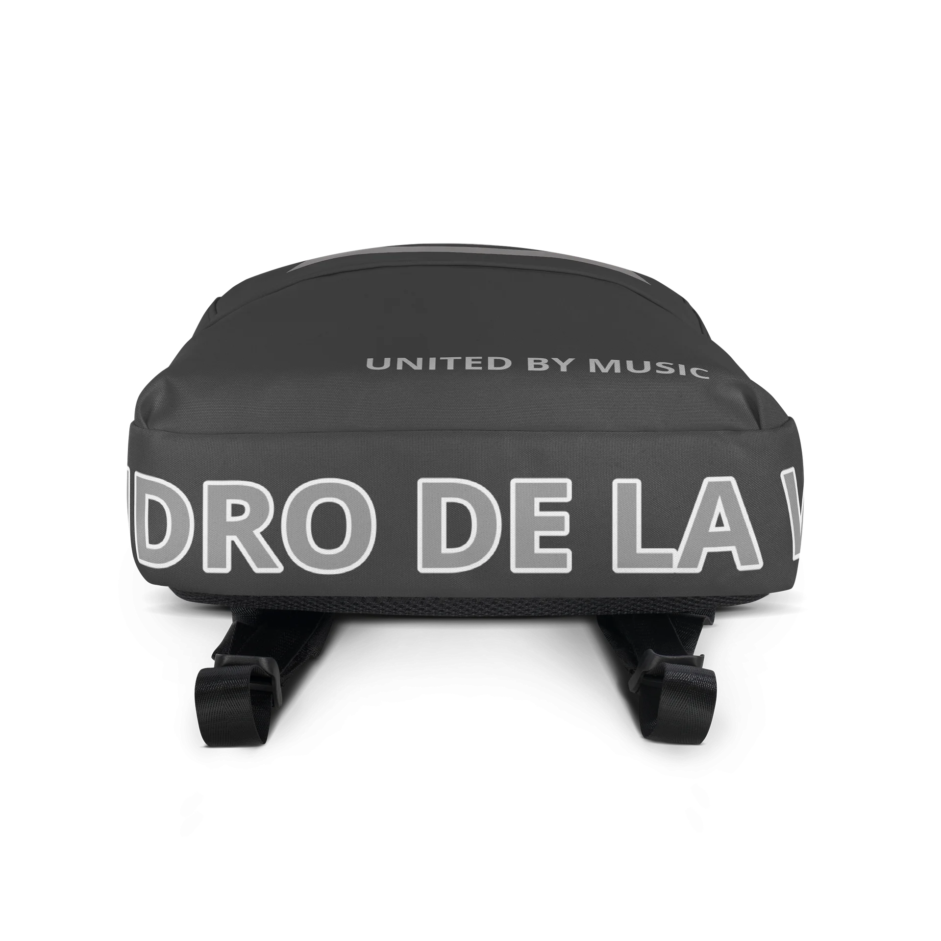 LEANDRO DE LA VEGA BACKPACK "UNITED BY MUSIC" GREY LOGO product image (4)