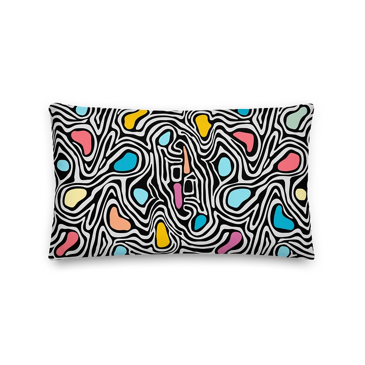 MMD Color Pop Abstract Throw Pillow product image (2)