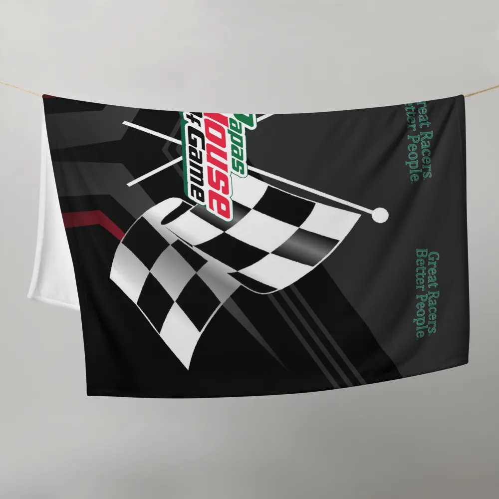 Checkered Flag Racing Throw Blanket product image (4)