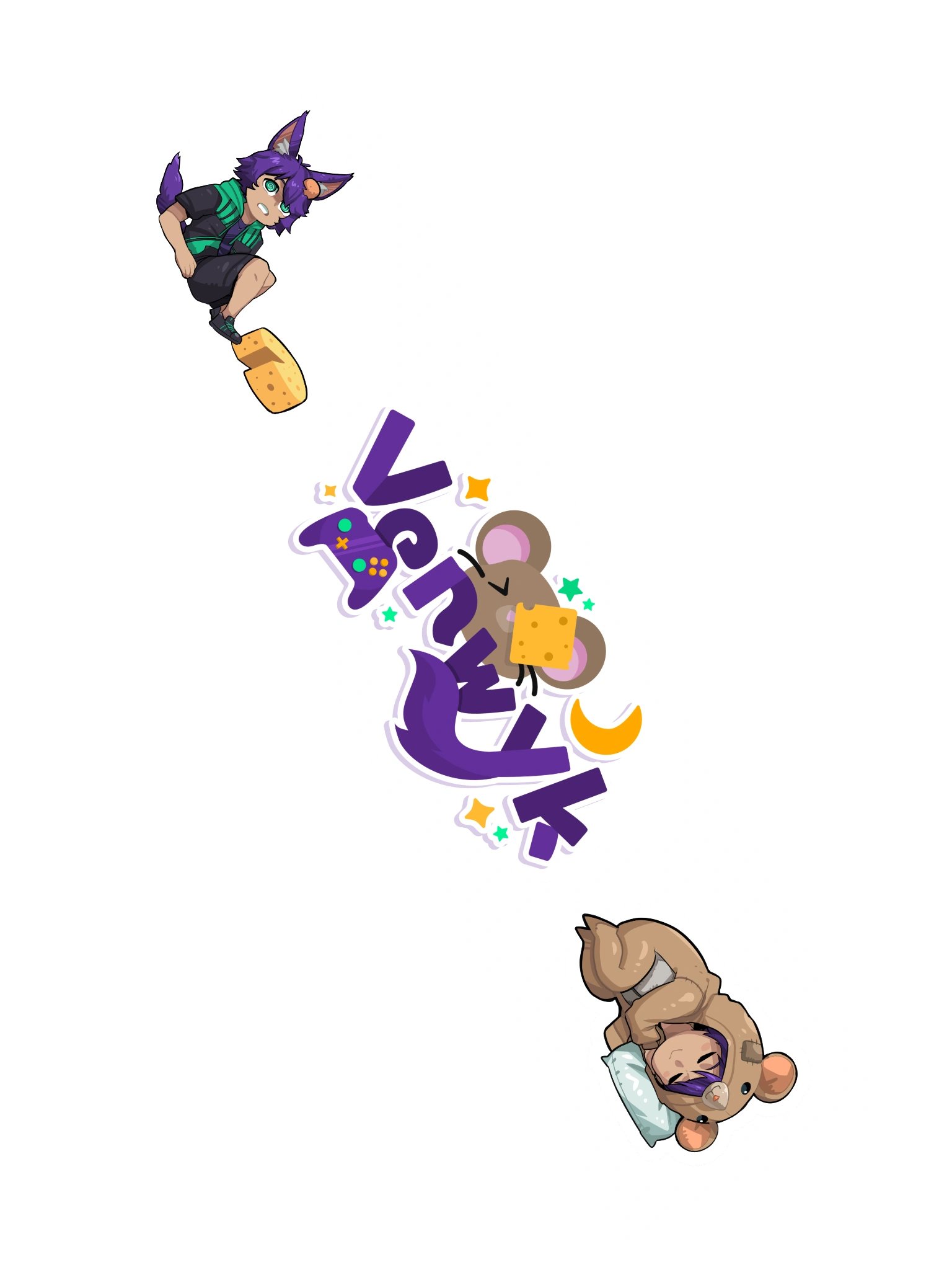Venwyk Logo & Chibi Sticker Set product image (2)