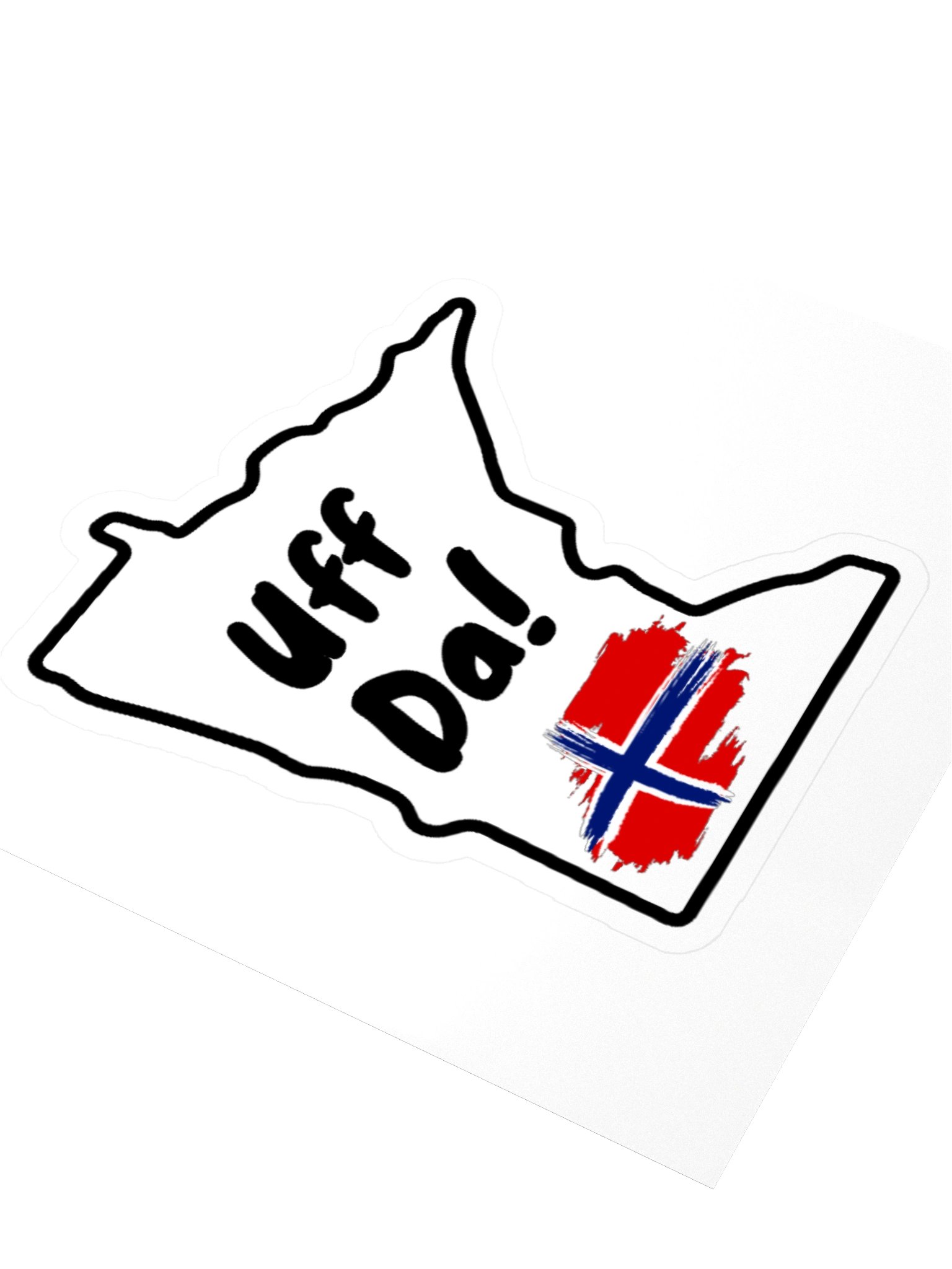 Norwegian Heritage Flag Kiss Cut Sticker product image (9)