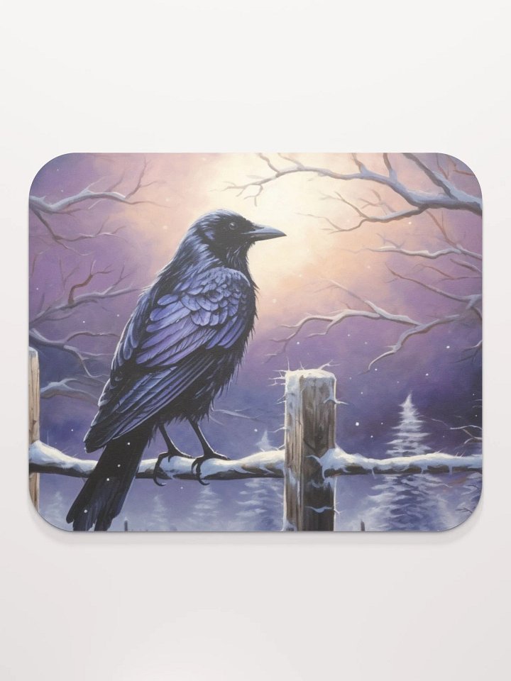 Comfy Desk Mat 🟣 Winter Bird Scene product image (2)