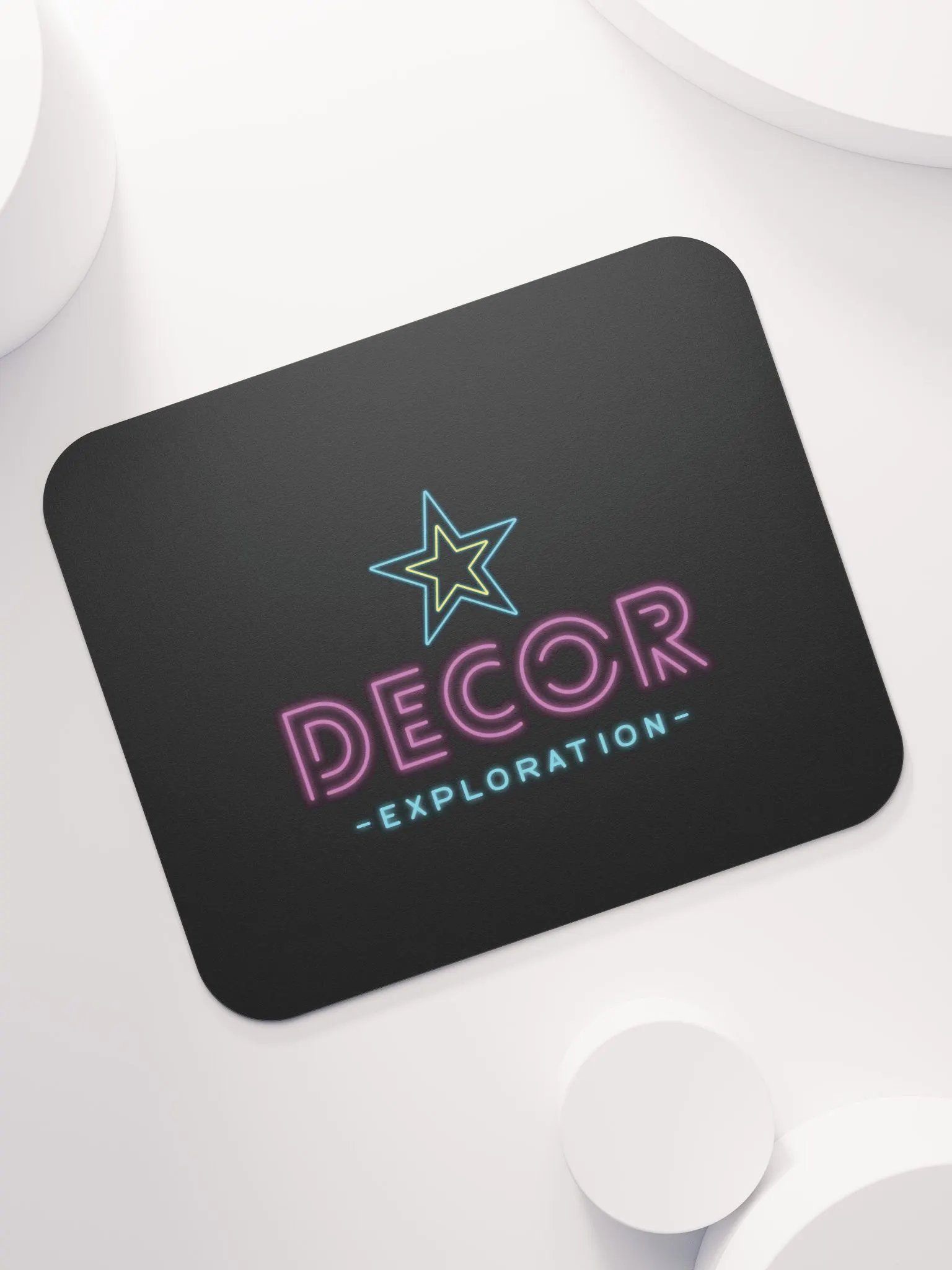 Decor Exploration Black Classic Mouse Pad product image (7)
