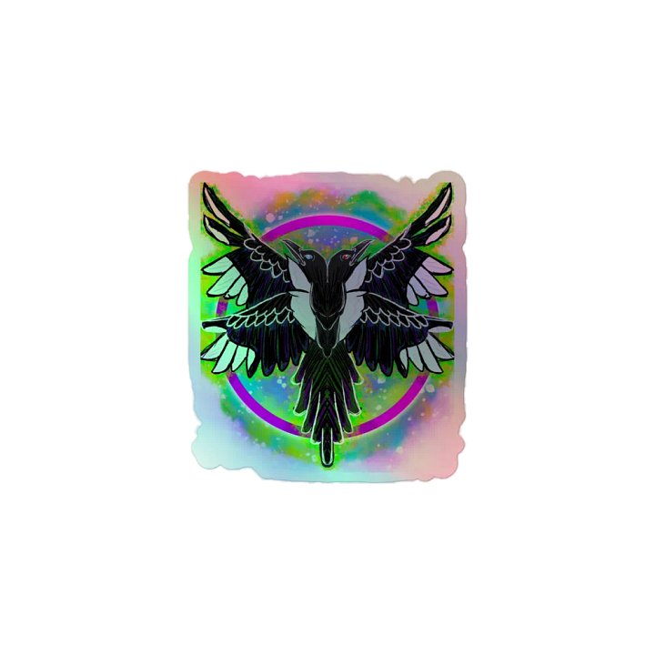 Mystical Magpie Guide HOLO STICKER product image (1)