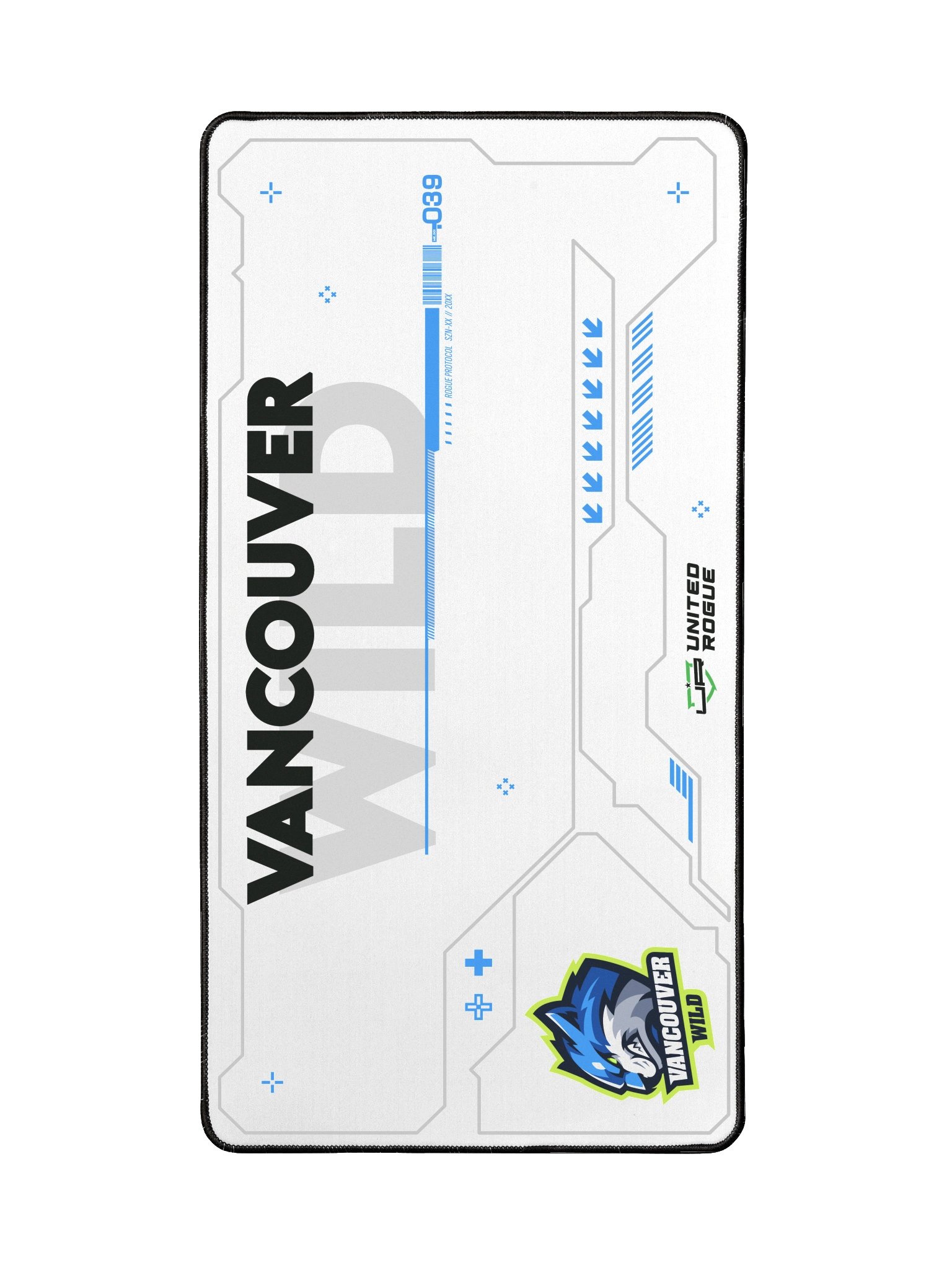Vancouver Wild White Desk Mat product image (2)