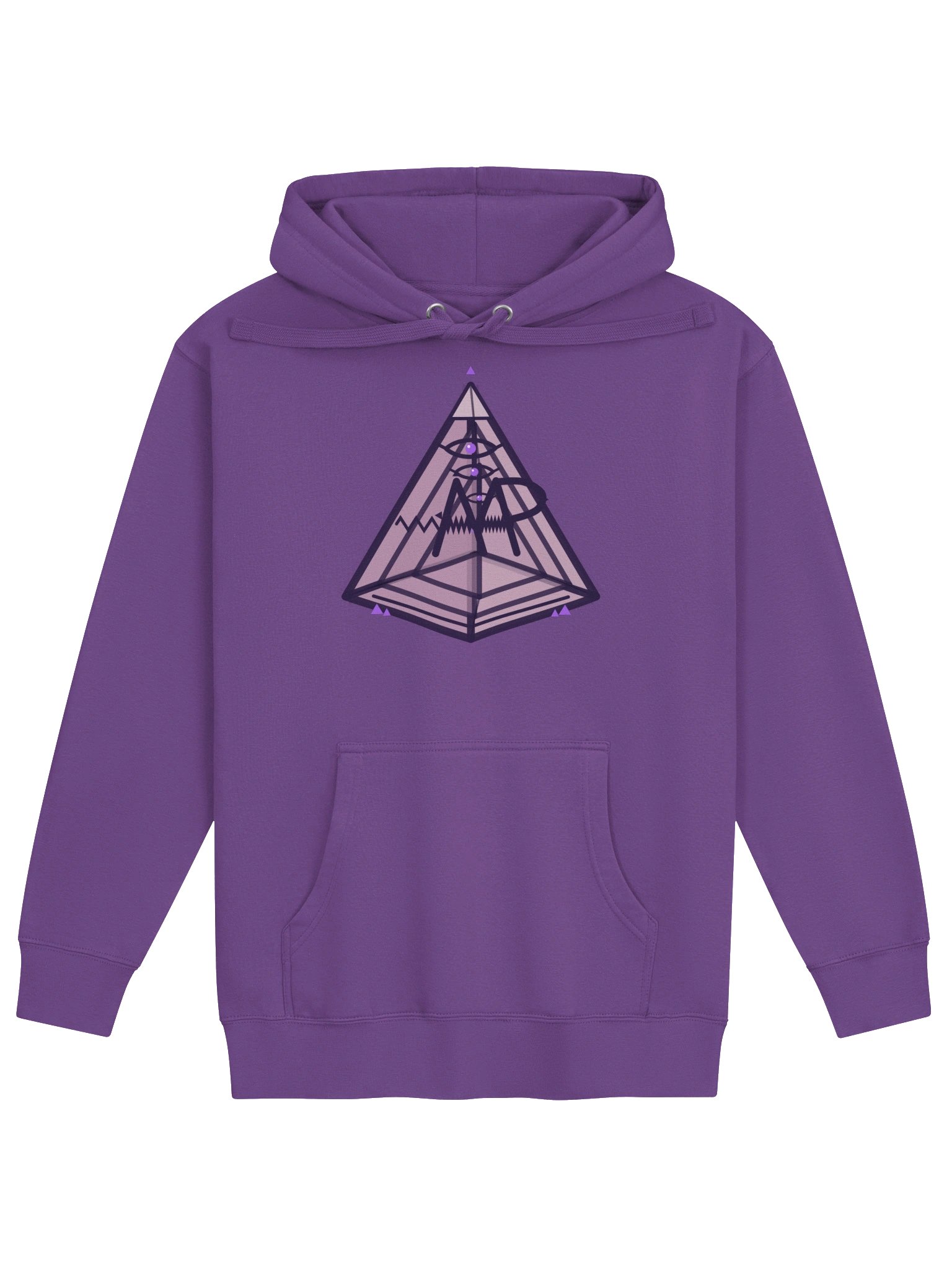 Mt. AMP 5D Pyramid Hoodie — Purple product image (1)