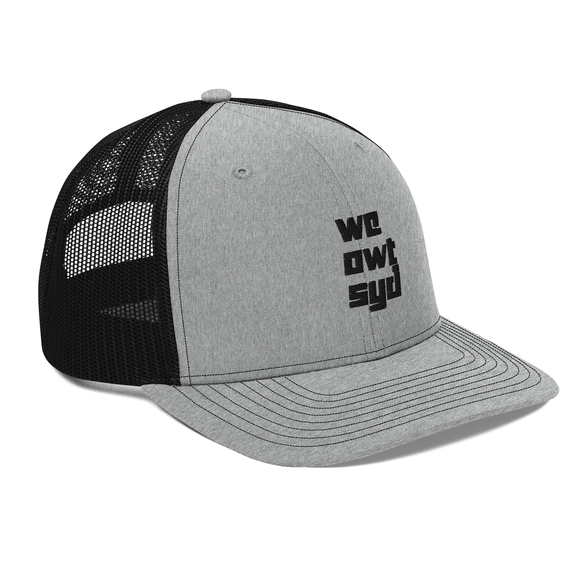 WeOwtsyd Trucker Hat - Alt Grey Black product image (4)