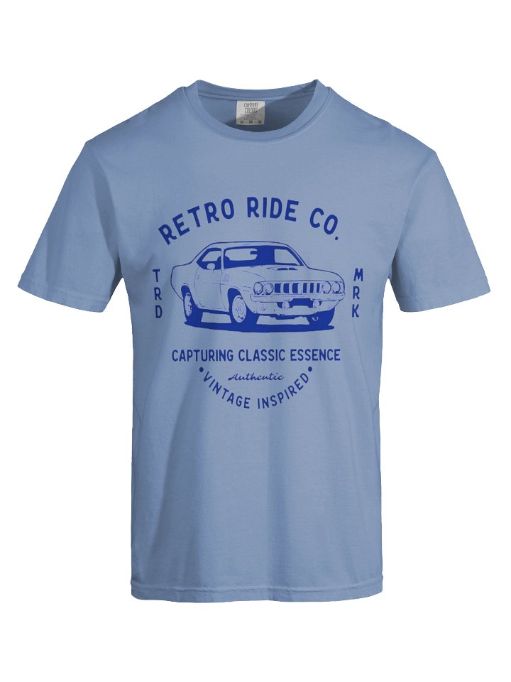 Blue Retro Ride Tee product image (13)