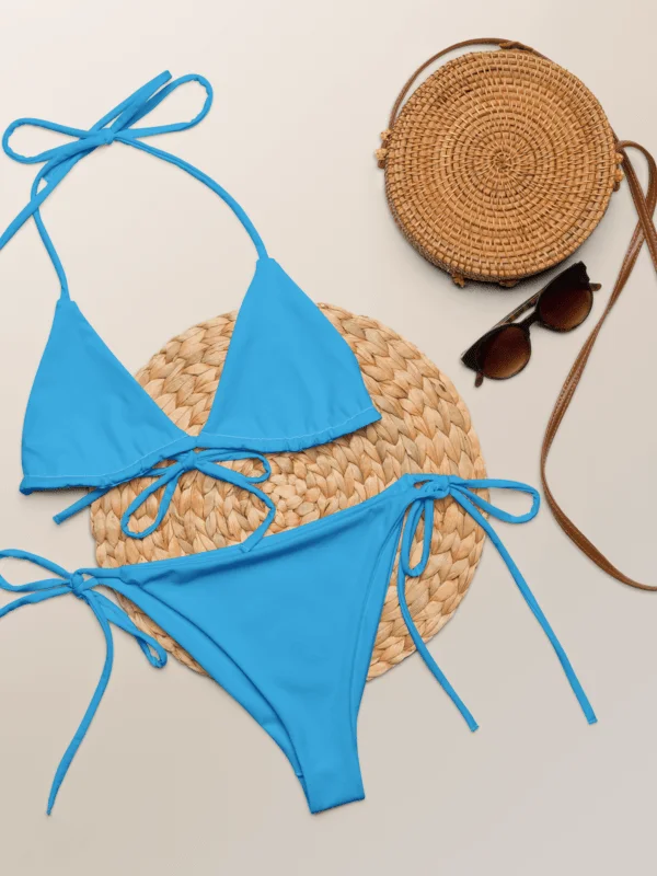 His House String Bikini Set - Blue Sky product image (6)
