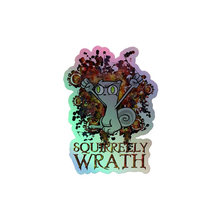 Squirrelly Wrath (Holo Sticker!!!) : Foamy The Squirrel product image (2)