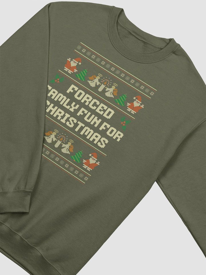 Forced Family Fun For Christmas Festive Crewneck product image (12)