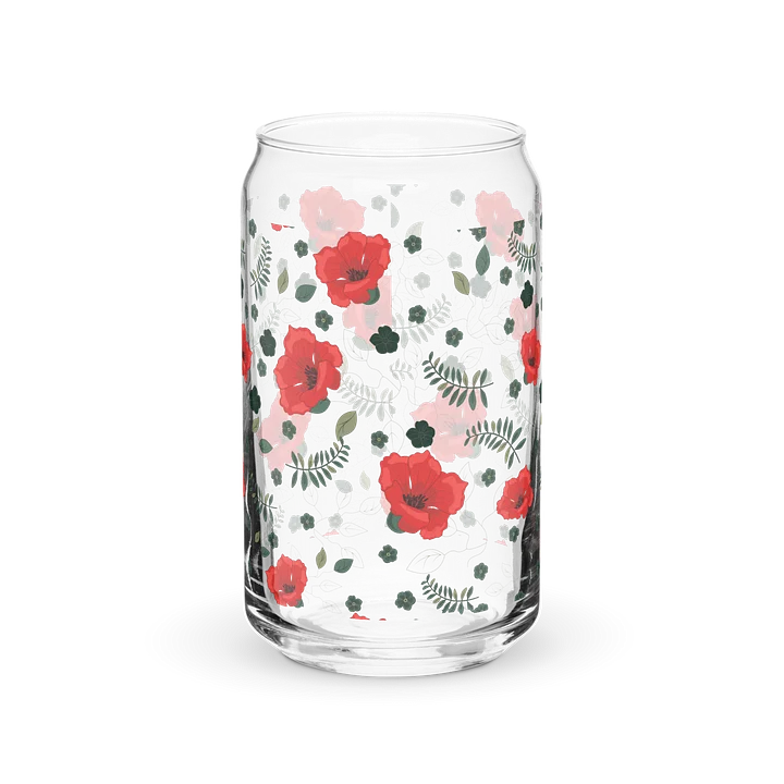 Poppy Flower Can Glass product image (1)
