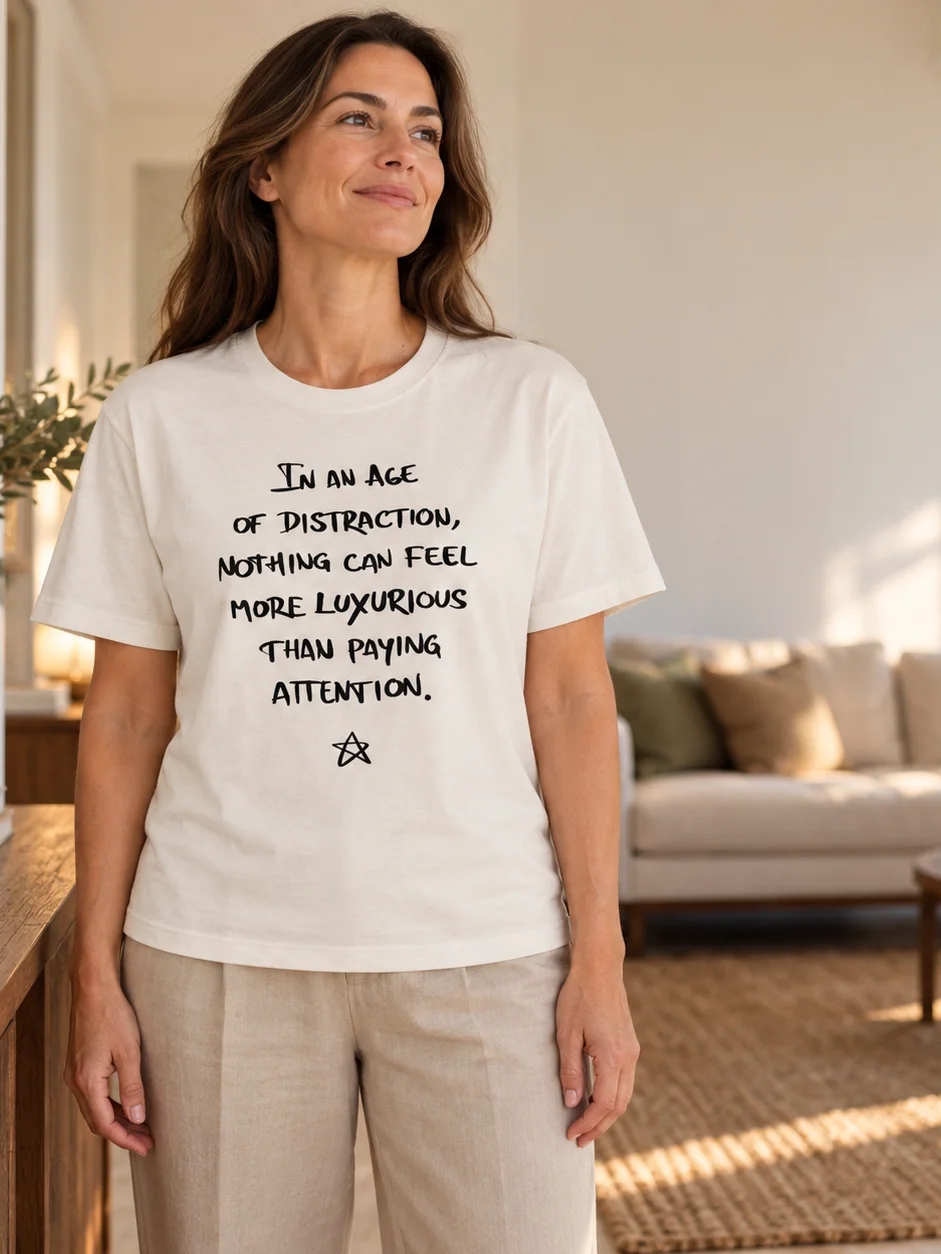 Mindfulness Shirt Intentional Living Tee Be Present Gift Meaningful Statement T Shirt Conscious Living Apparel product image (7)