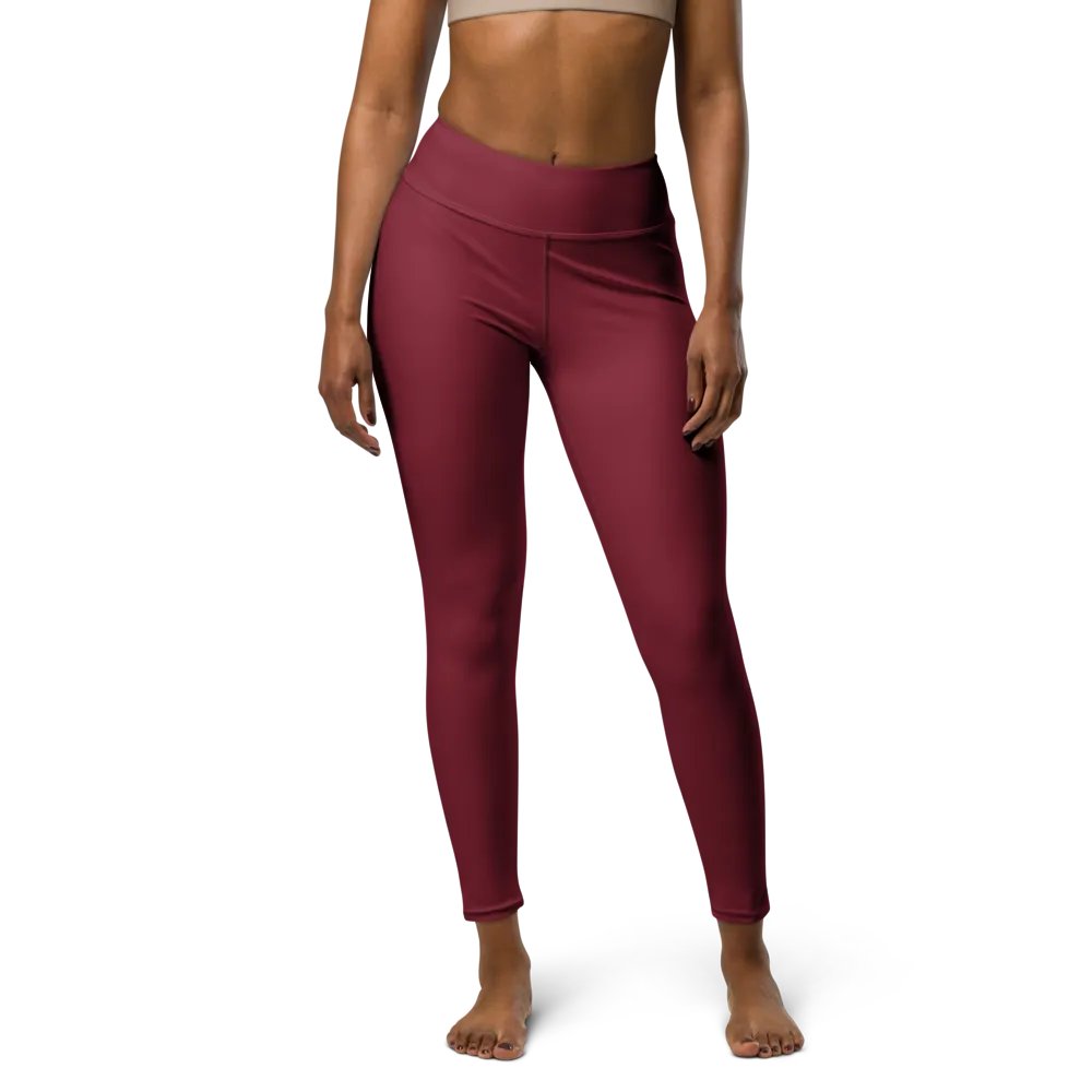 Crimson Crush High-Waisted Athletic Leggings product image (3)