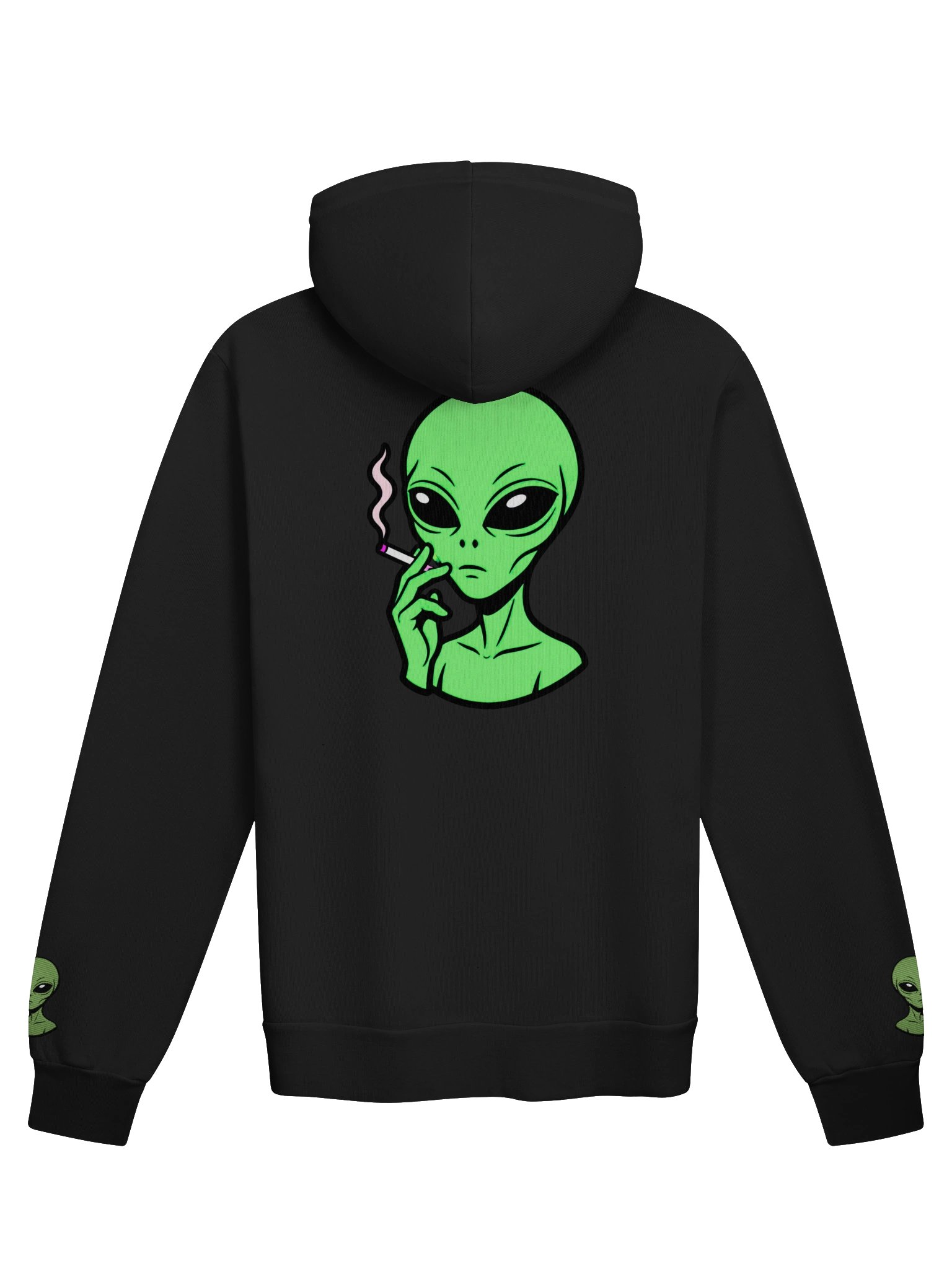 Alien Man Has Fucking Left The Planet Hoodie product image (2)