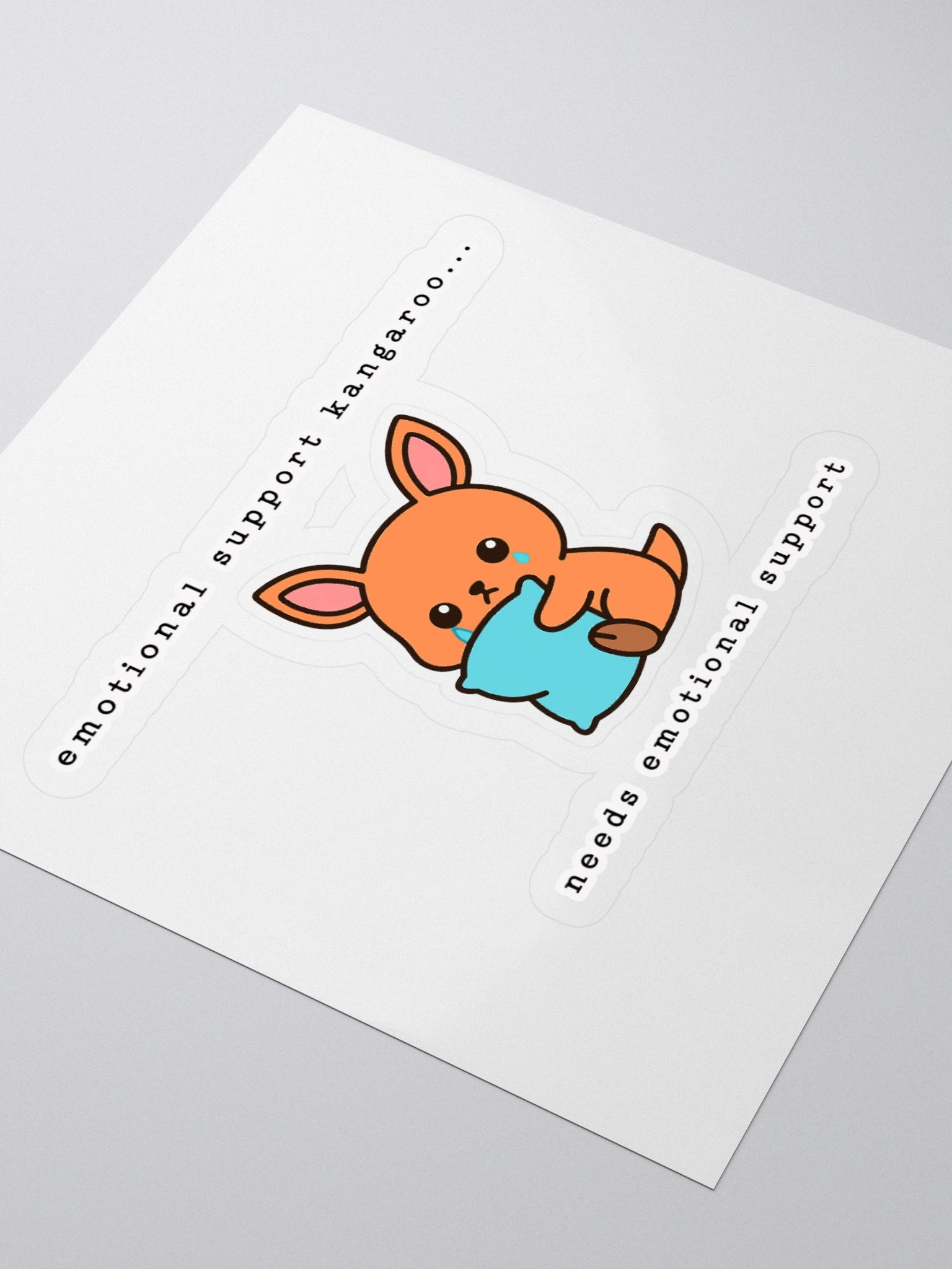 Emotional Support Kangaroo Sticker Set product image (3)