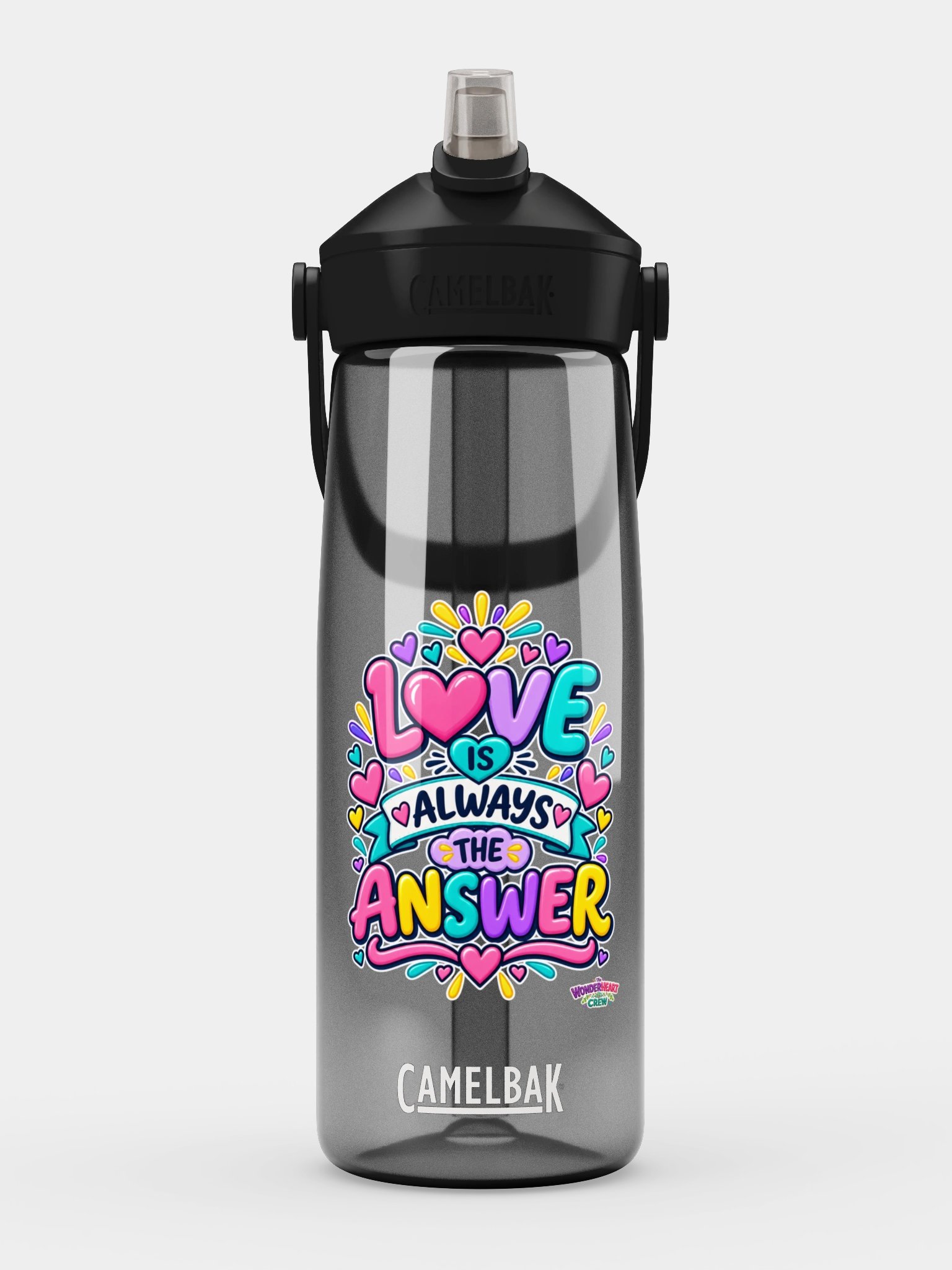 CamelBak Thrive® Flip Straw Inspirational Water Bottle - Love is Always the Answer. product image (1)